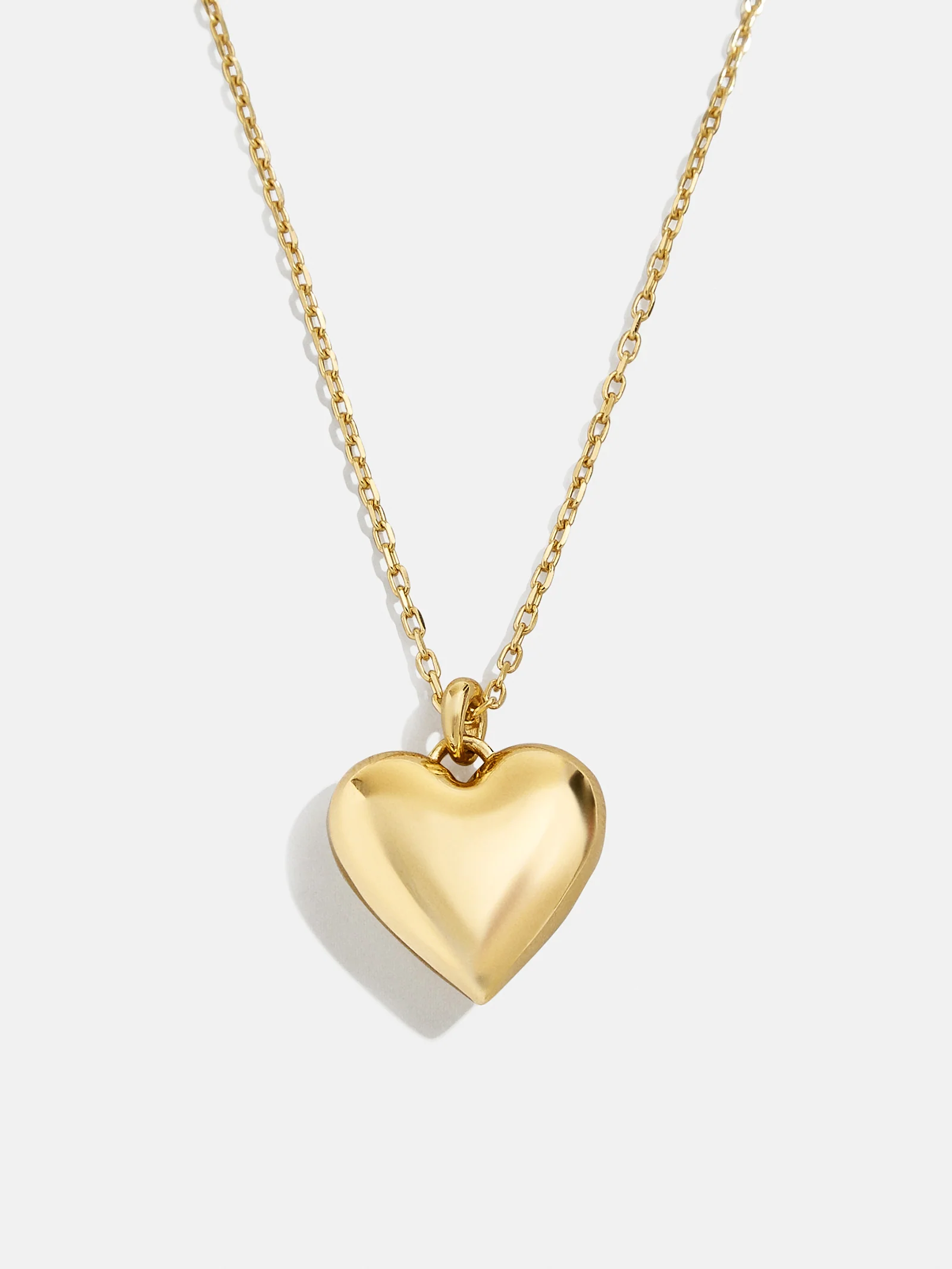 14K Gold Custom Bubble Heart Necklace - 14K Gold - Image 4