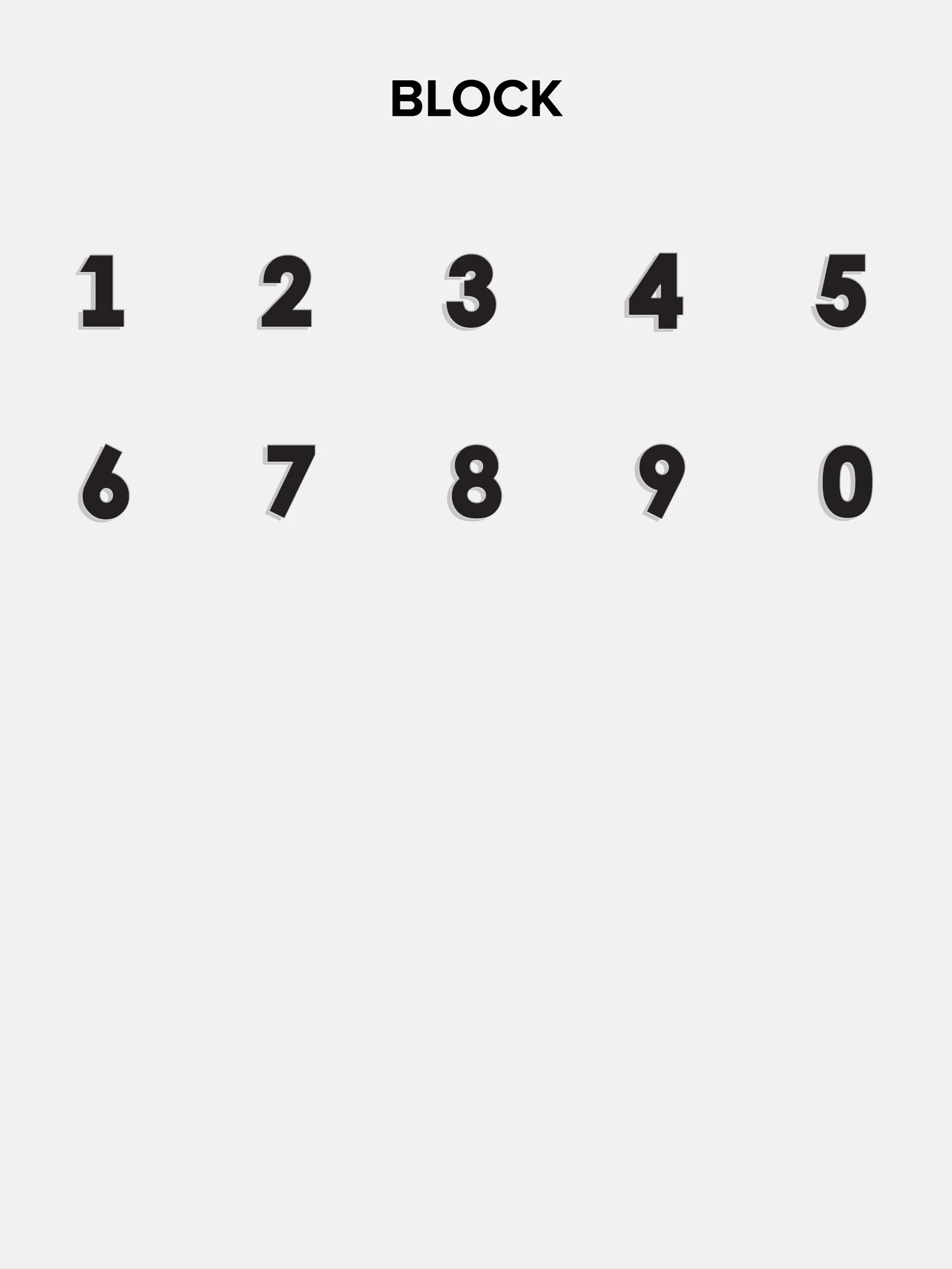 14K Gold Block Font Custom Number Necklace - Block Font Numbers - Image 9