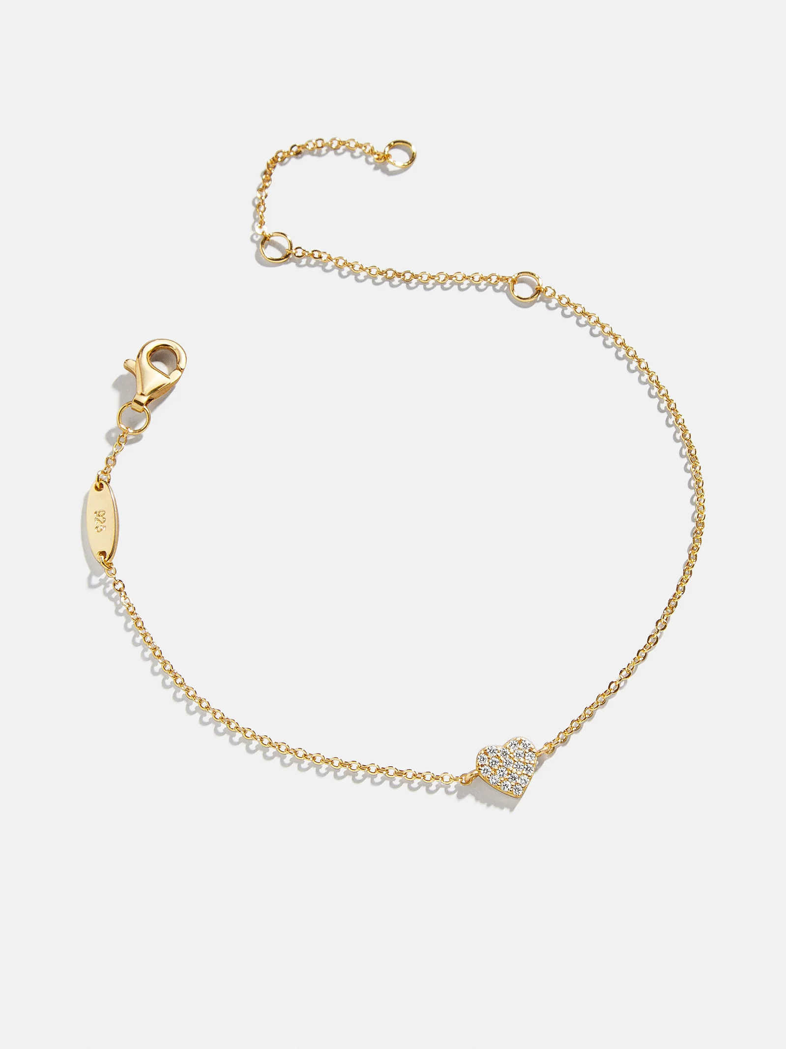 18K Gold Heart Bracelet - Heart - Image 3