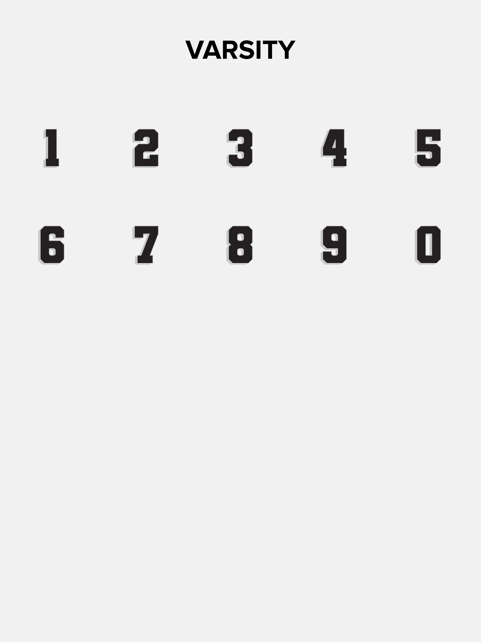 14K Gold Varsity Font Custom Number Necklace - Varsity Font Numbers - Image 8