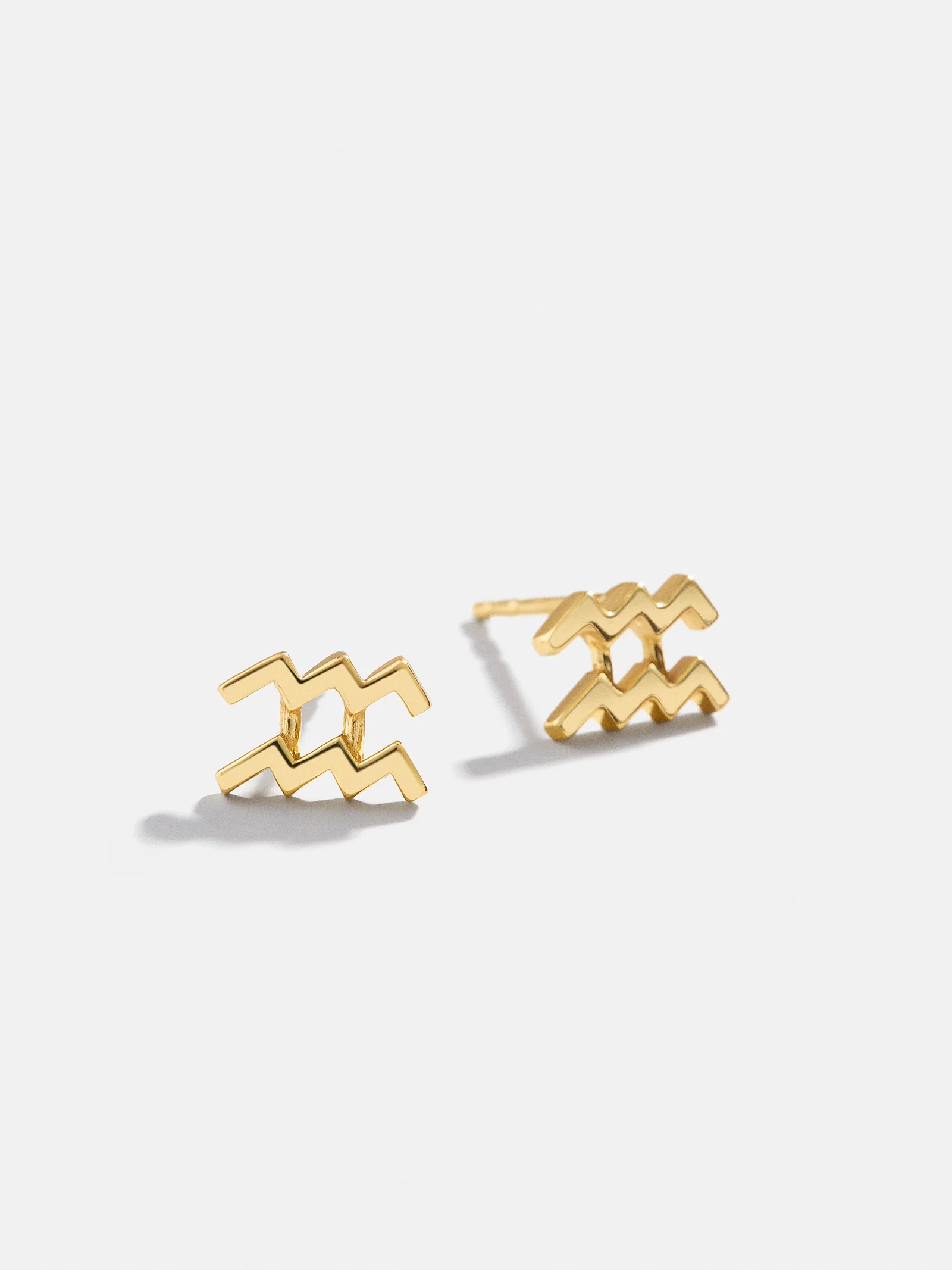 18K Gold Zodiac Earrings - 18K Gold - Image 5