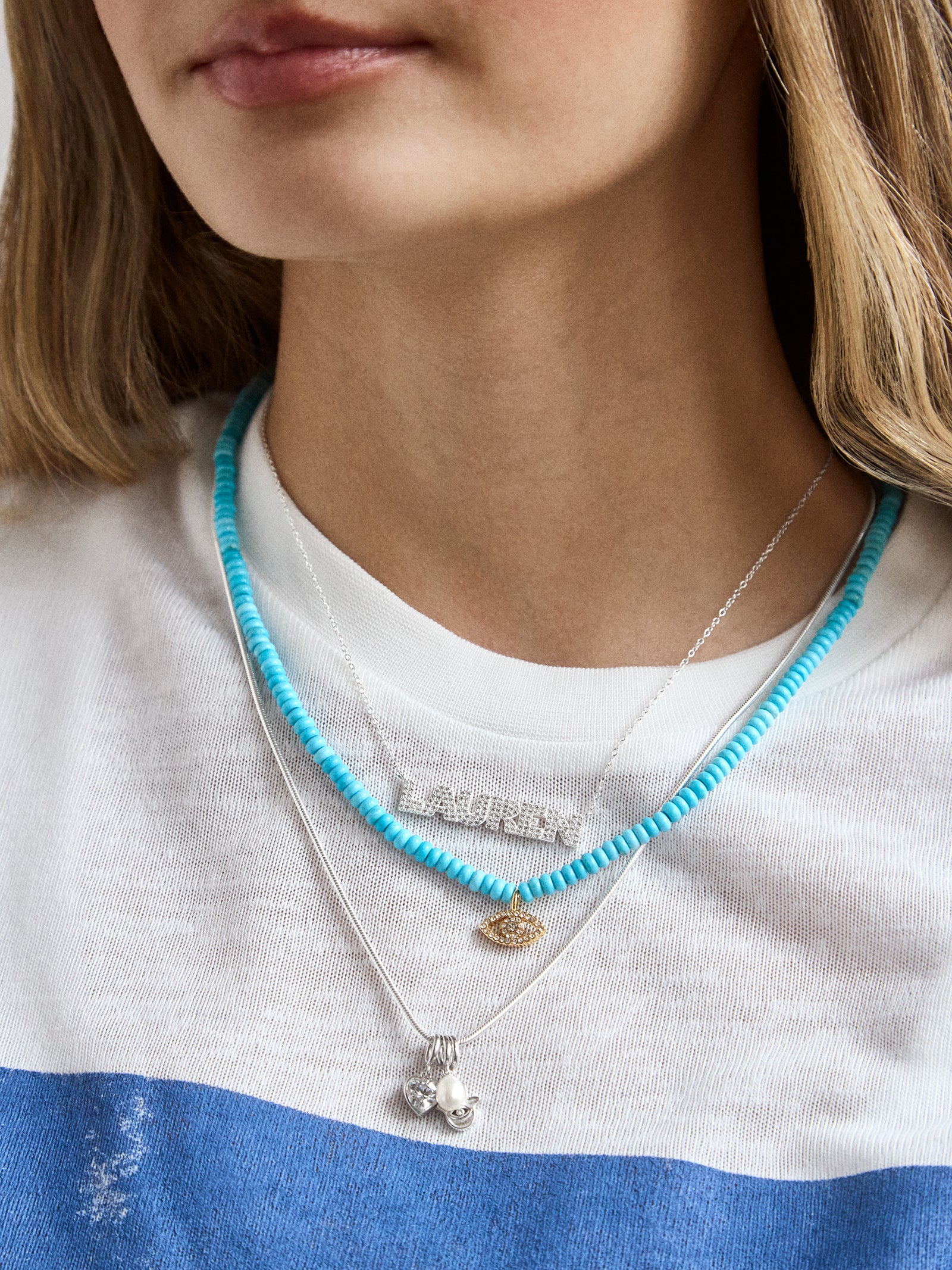 14K Gold Custom Nameplate Necklace - Bold - Image 10