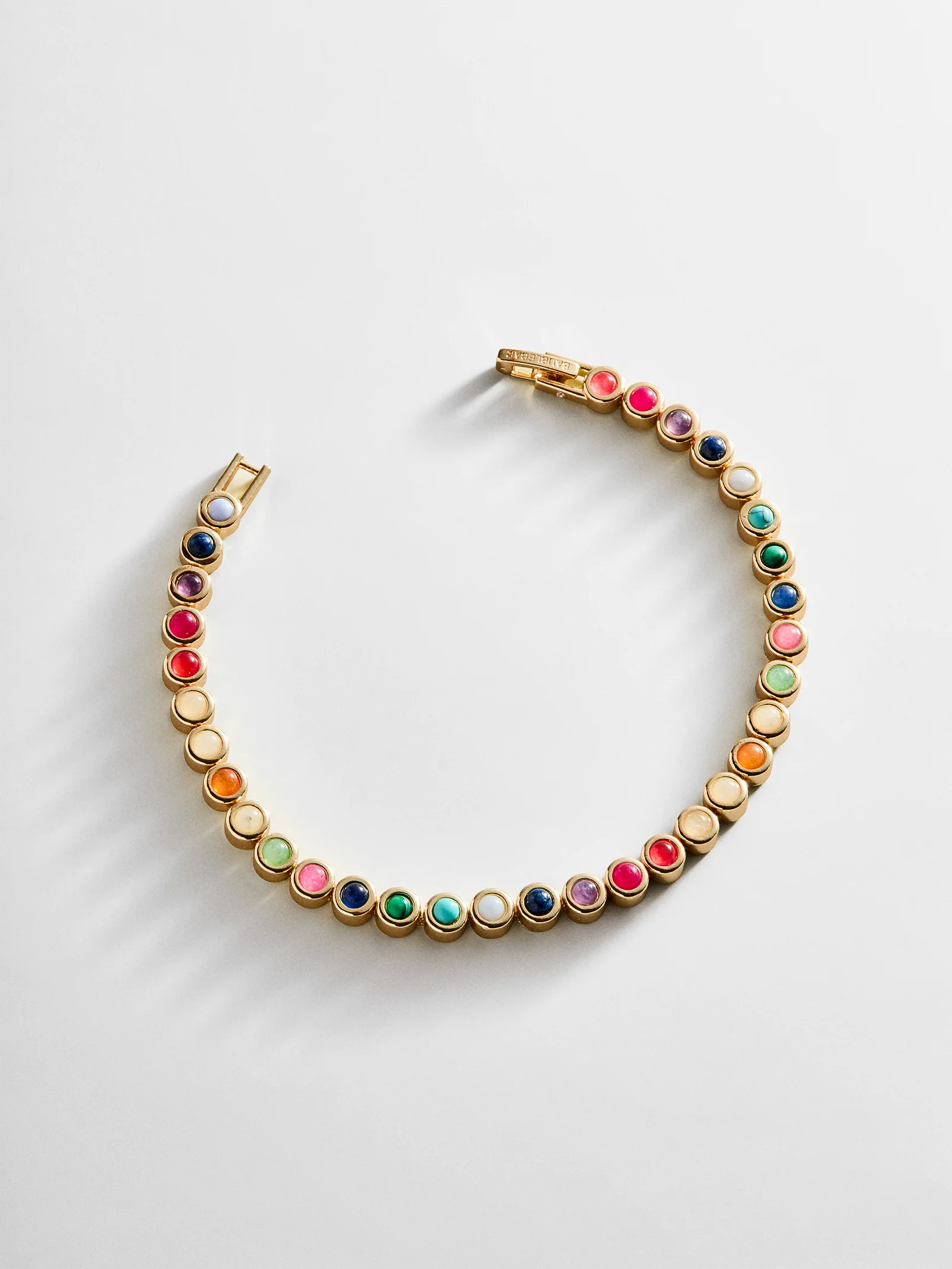 Nina Semi-Precious Bracelet - Gold/Multi - Image 3