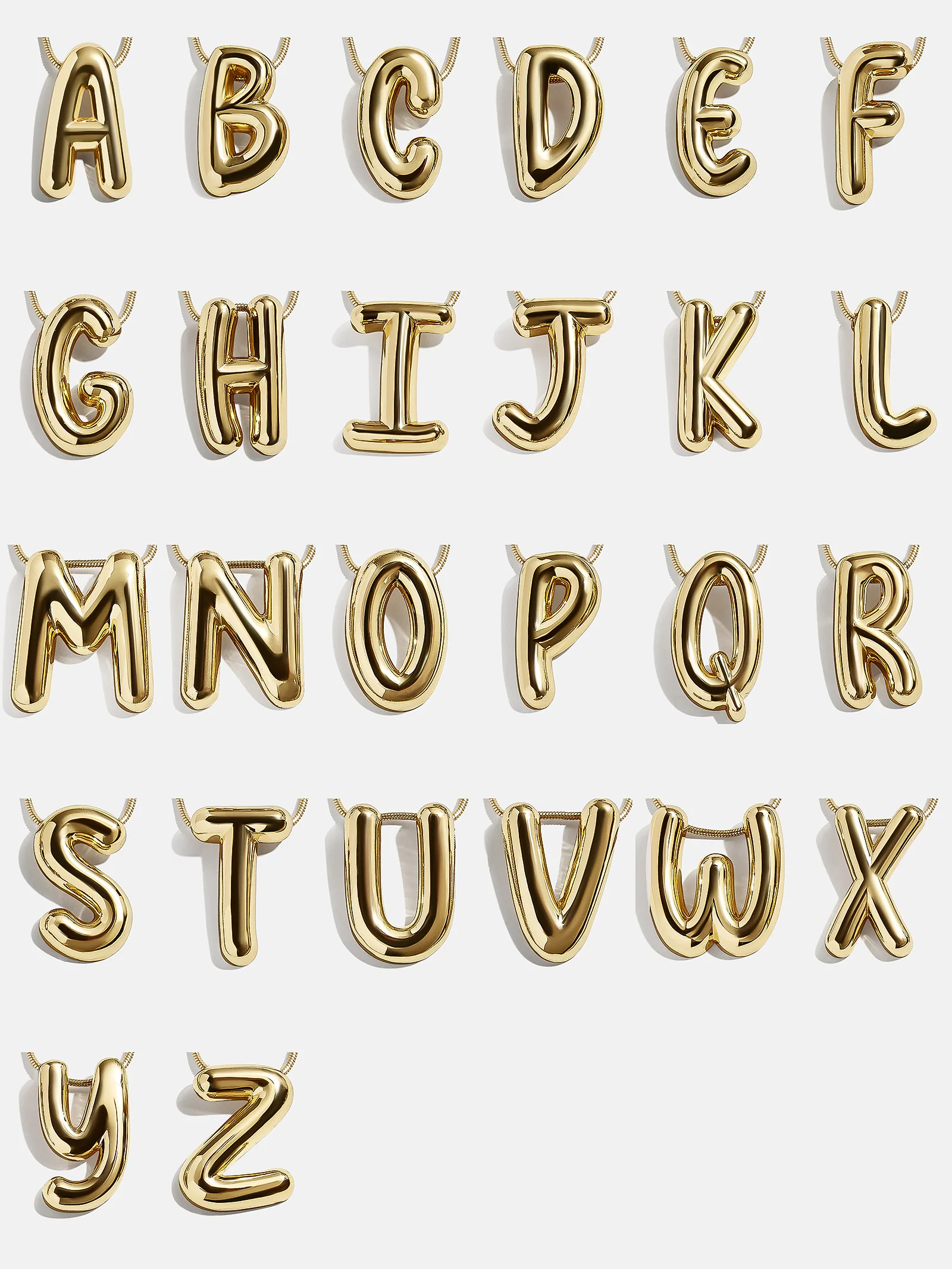 Bubble Initial Necklace - Image 5