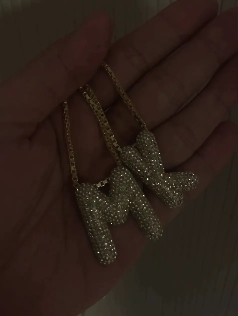 Bubble Initial Necklace - Image 9