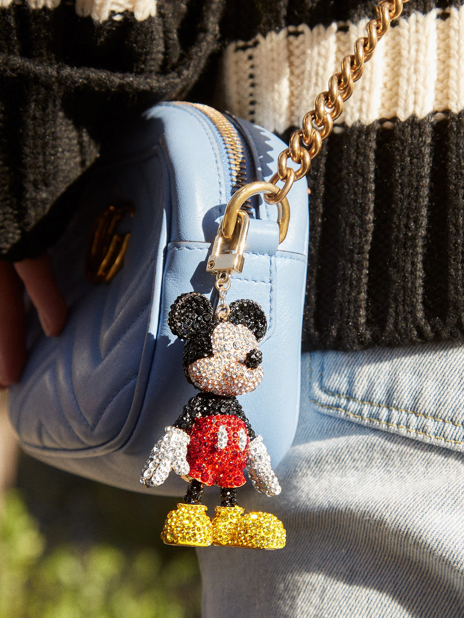 Disney Mickey Mouse Classic Pavé Bag Charm - Mickey Mouse - Image 3