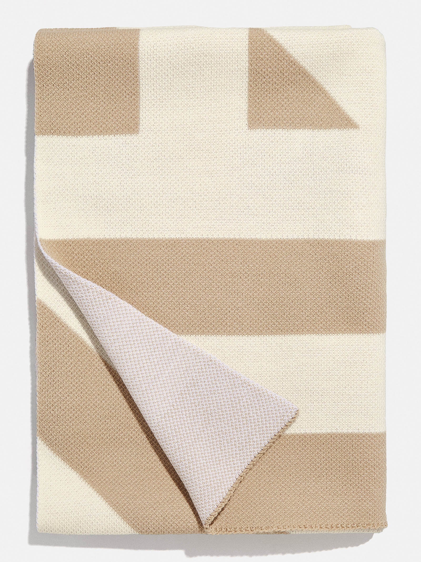 Criss Cross Custom Blanket - Natural/Beige - Image 3