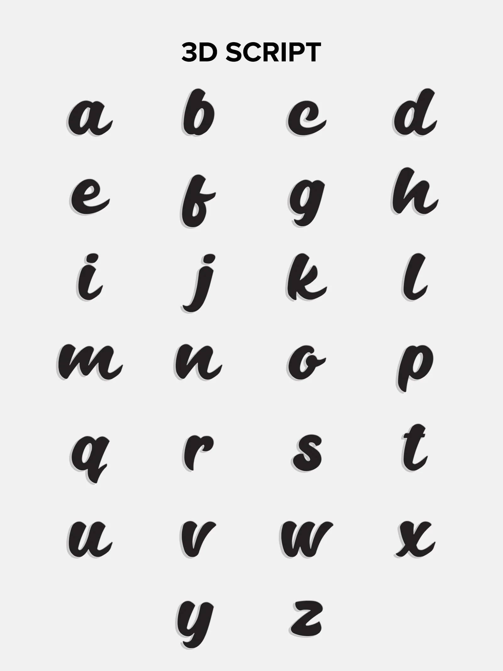 14K Gold Custom Nameplate Necklace - 3D Script - Image 8