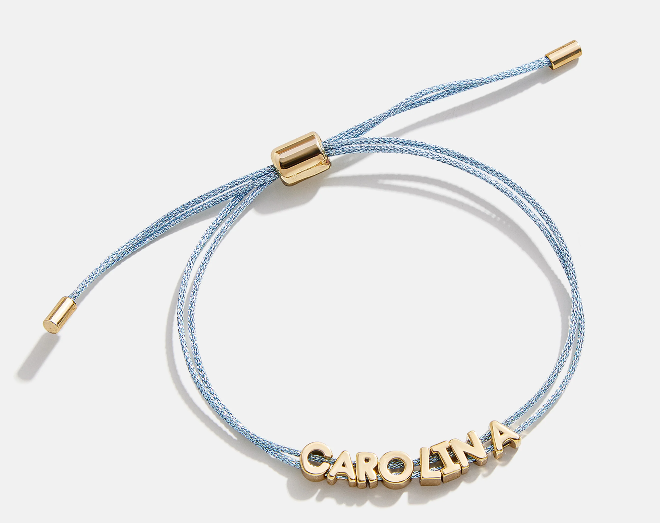 Custom Cord Bracelet - Light Blue - Image 5