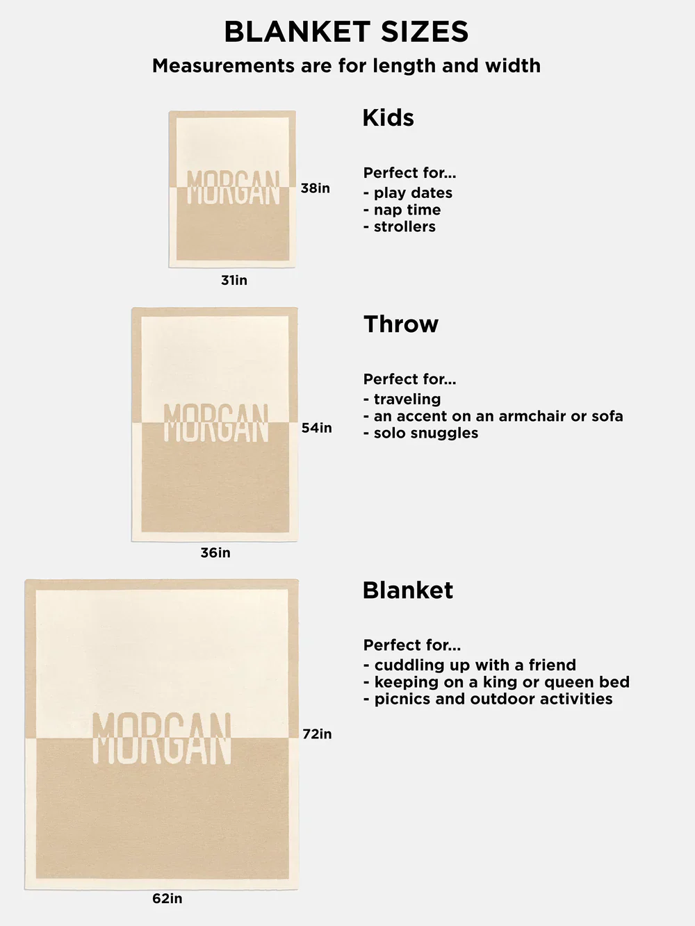 Bubble Initial Standout Custom Blanket - Beige/Multi - Image 5