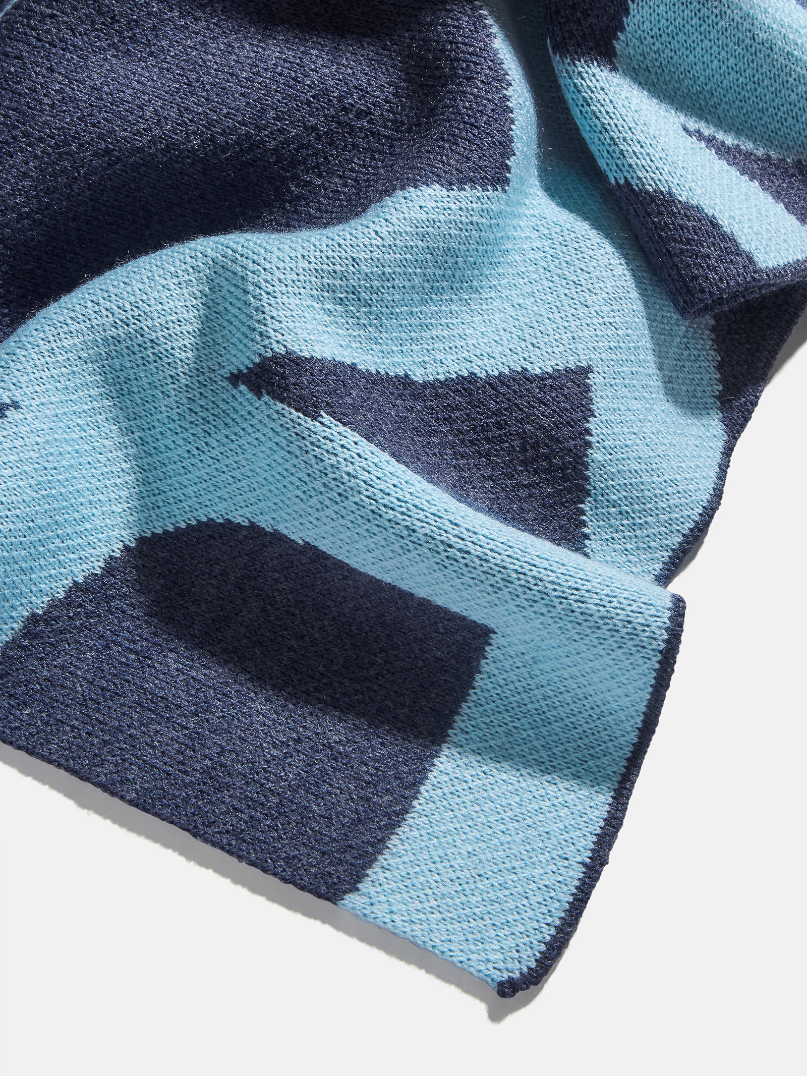 Ramble On Custom Blanket - Navy/Light Blue - Image 4