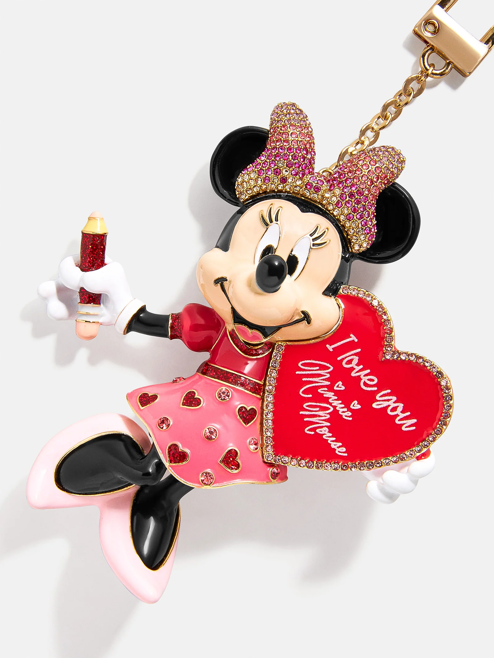 Disney Valentine's Day Bag Charm - Minnie Mouse - Image 3