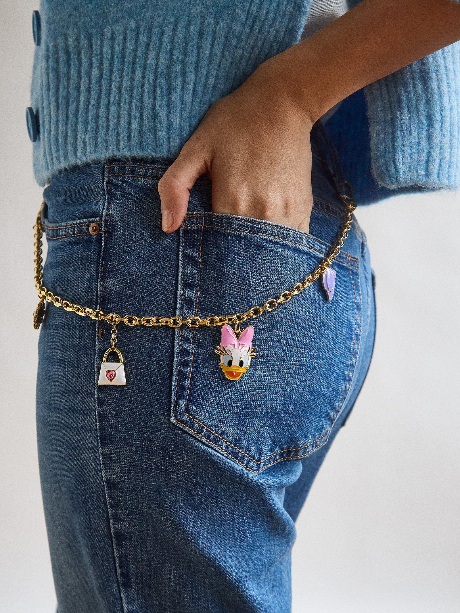 Disney Daisy Duck Motif Bag Charm - Daisy Duck - Image 3