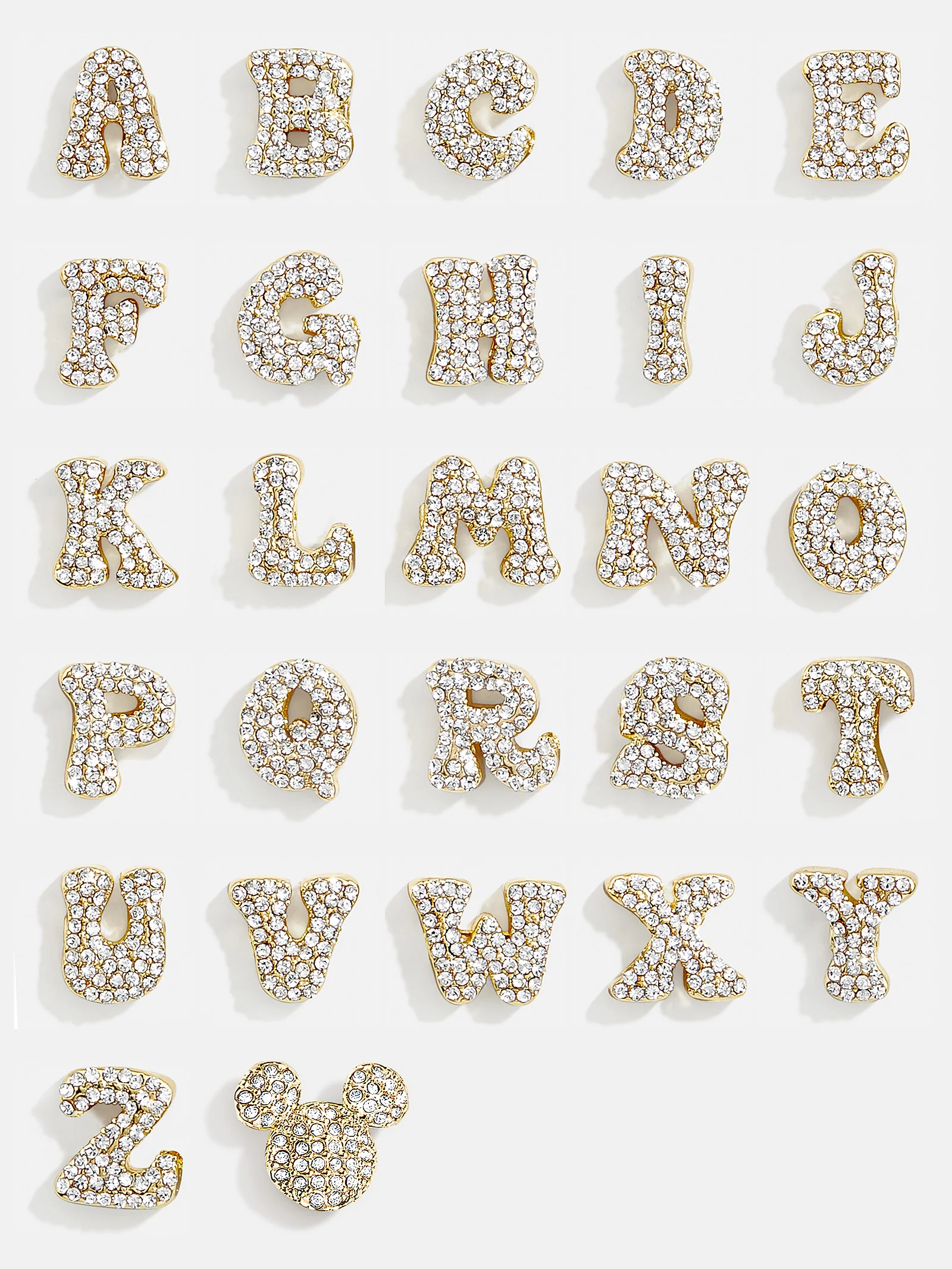 Disney Mickey Mouse Custom Slider Bracelet - Pavé Bubble Double Strand - Image 5