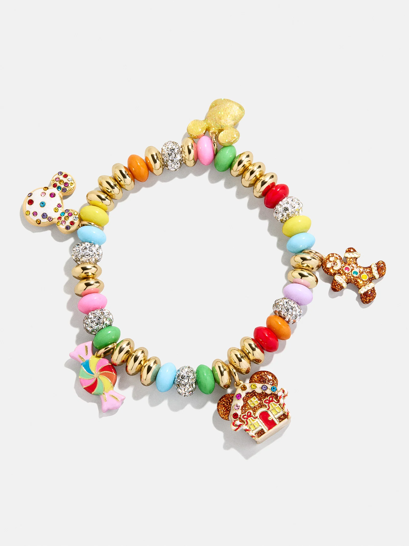 Disney Mickey Mouse Gingerbread Charm Bracelet - Multi - Image 3