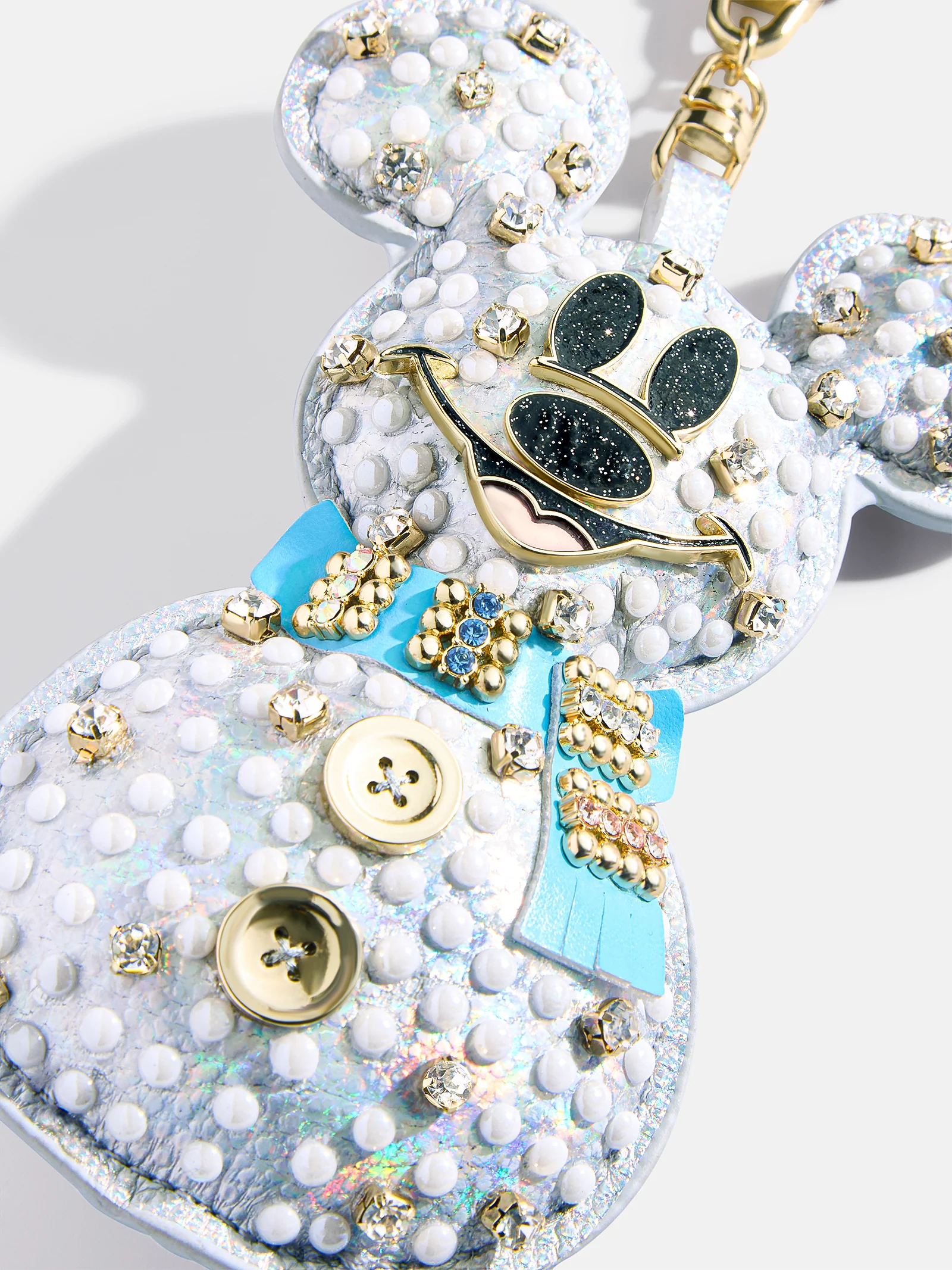 Disney Mickey Mouse Snowman Puff Bag Charm - Disney Snowman Puff Bag Charm - Image 4