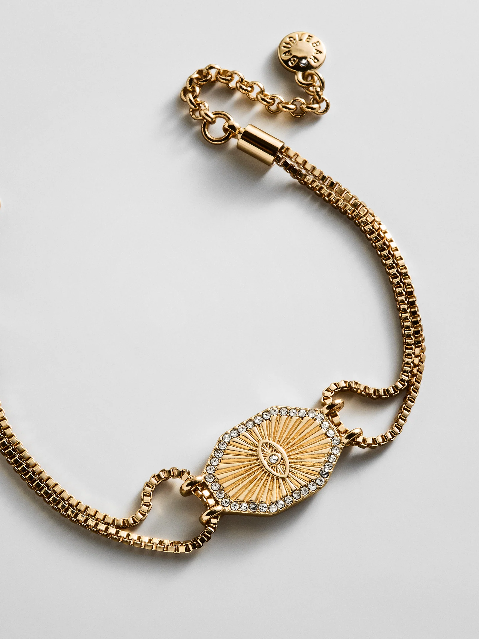 Evil Eye Reversible Bracelet - Gold/Turquoise - Image 7