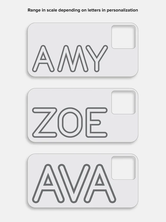 Fine Line Custom iPhone Case - Orange/Orange - Image 6