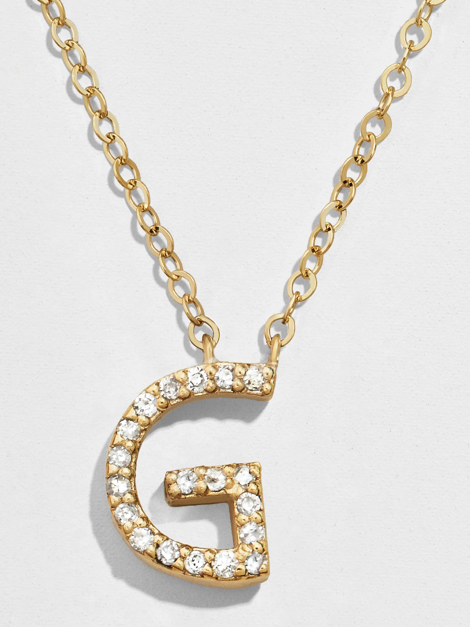 14K Gold Diamond Initial Necklace - Image 10
