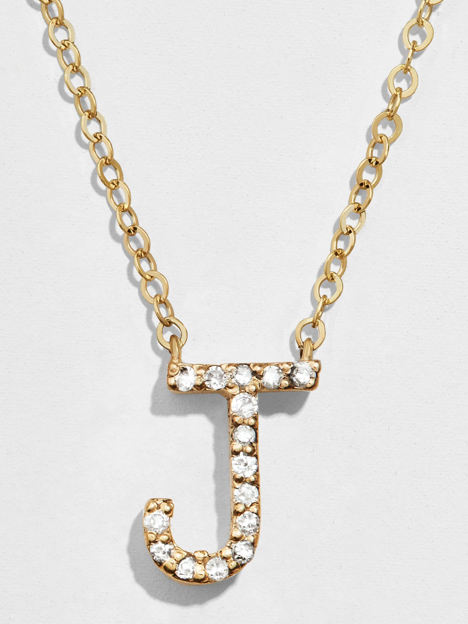 14K Gold Diamond Initial Necklace - Image 13
