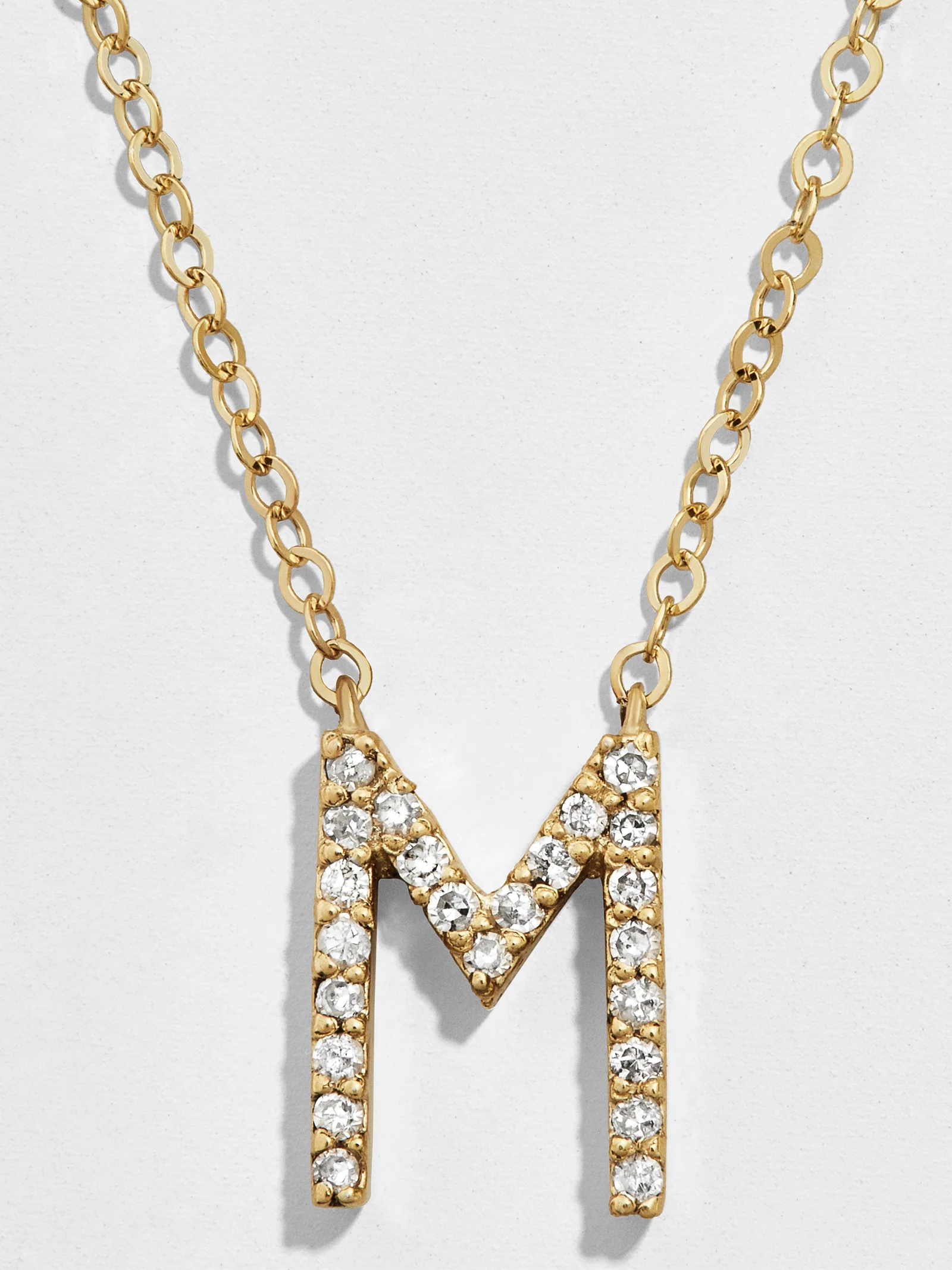 14K Gold Diamond Initial Necklace - Image 16