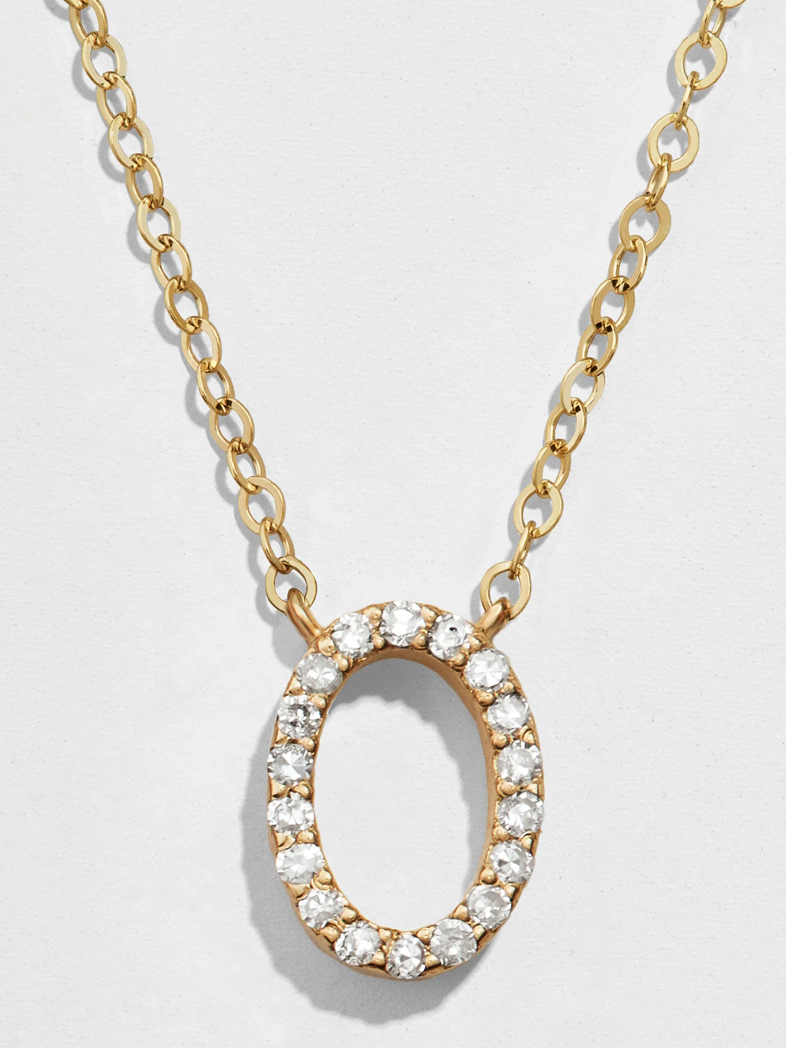 14K Gold Diamond Initial Necklace - Image 18