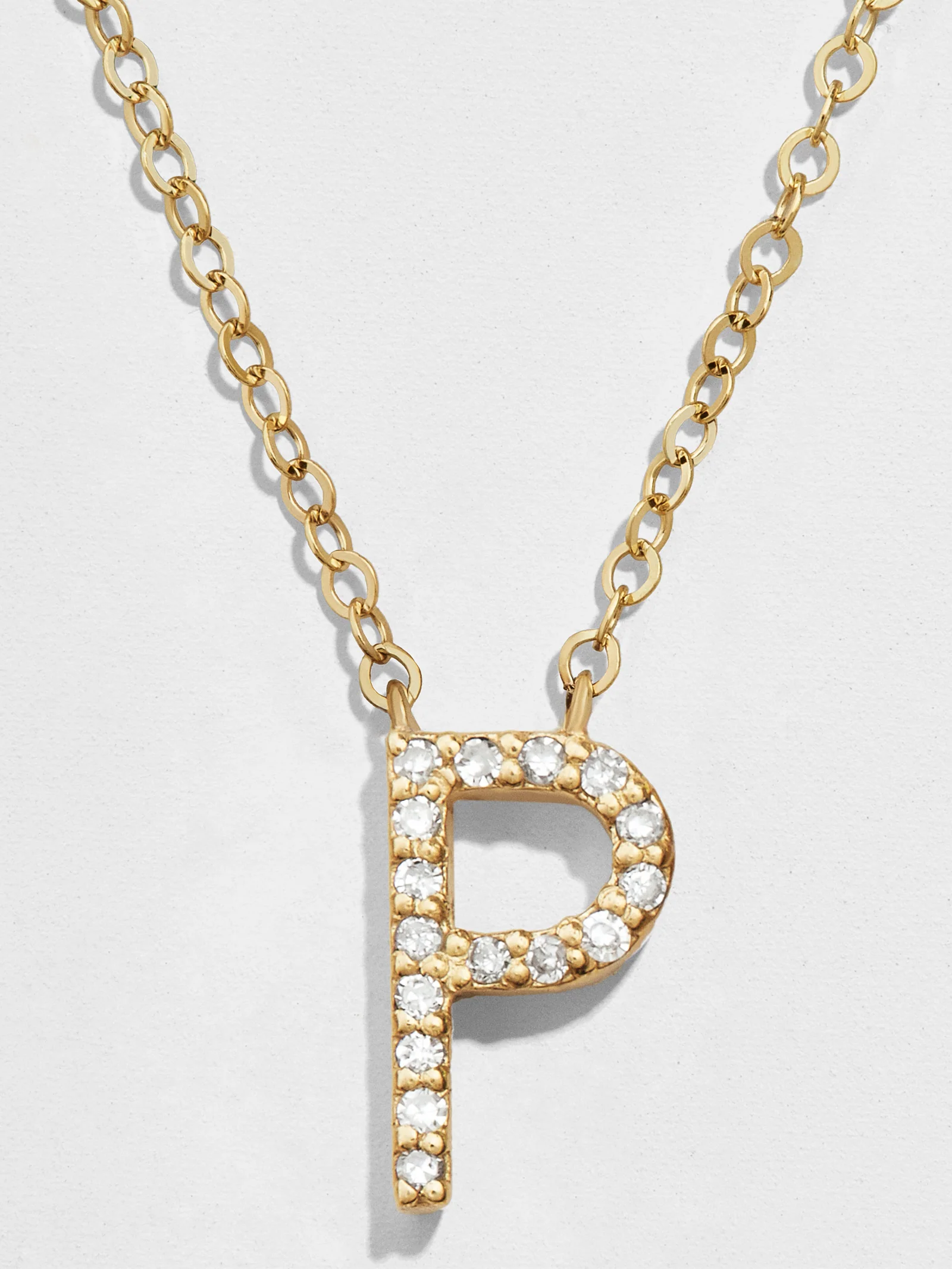 14K Gold Diamond Initial Necklace - Image 19