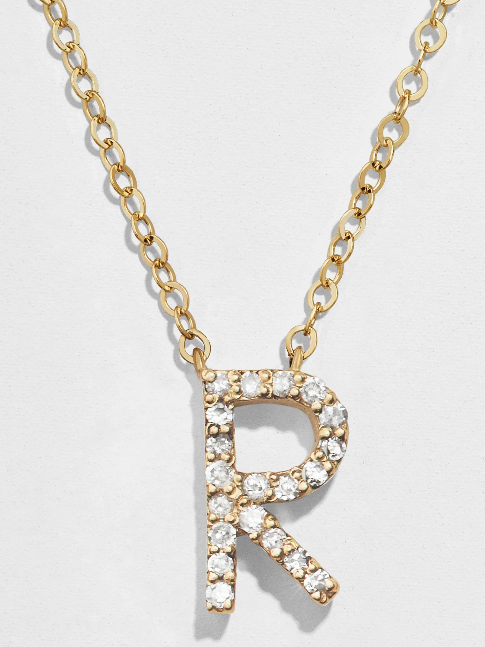 14K Gold Diamond Initial Necklace - Image 20