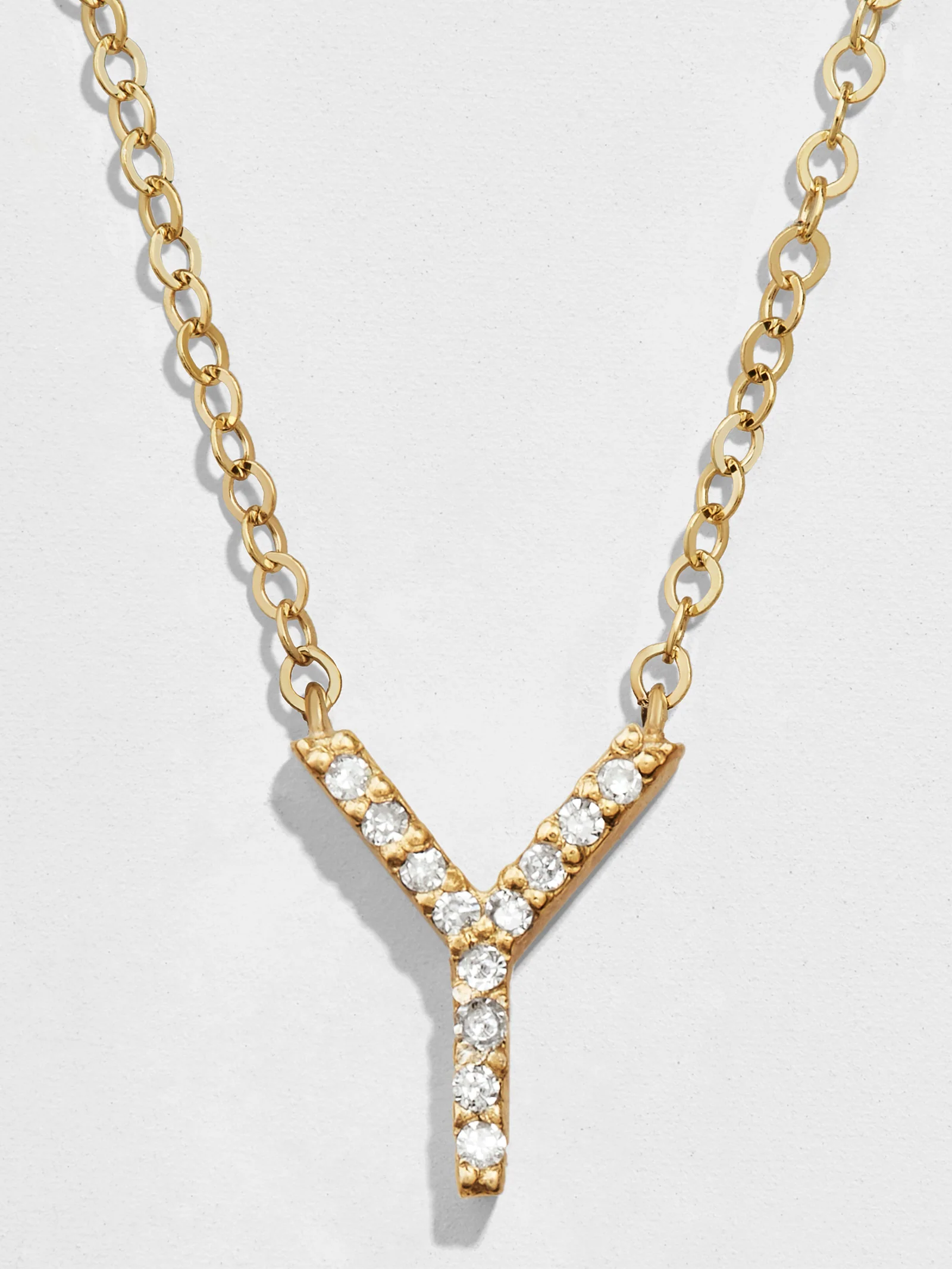 14K Gold Diamond Initial Necklace - Image 25