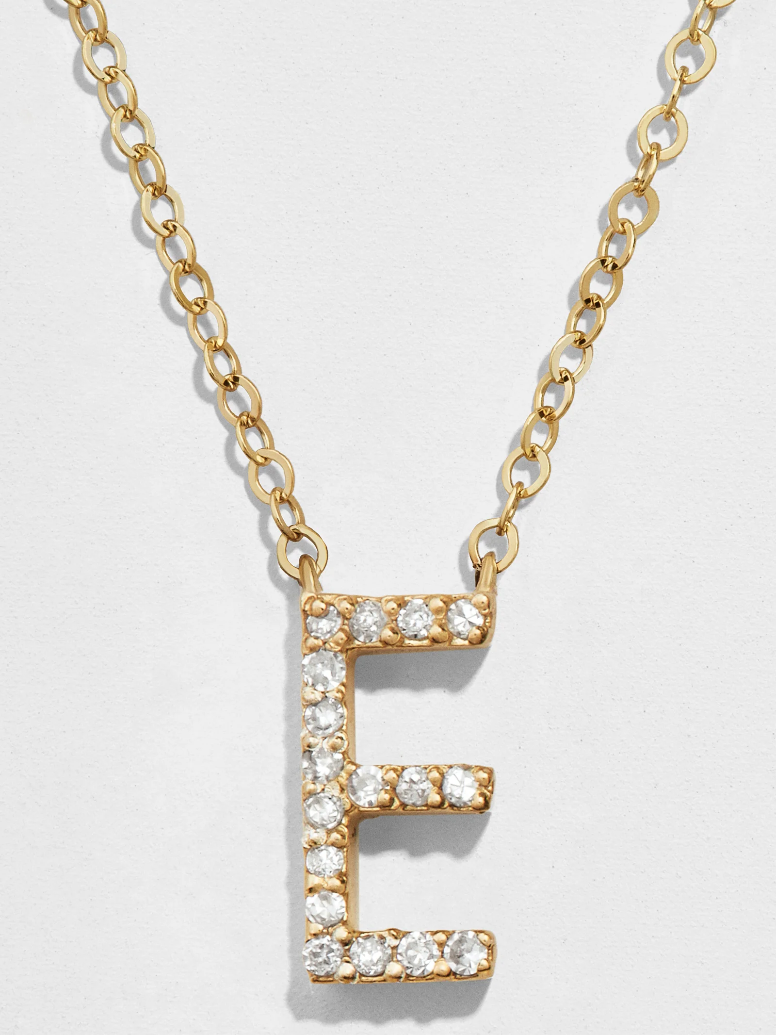 14K Gold Diamond Initial Necklace - Image 7