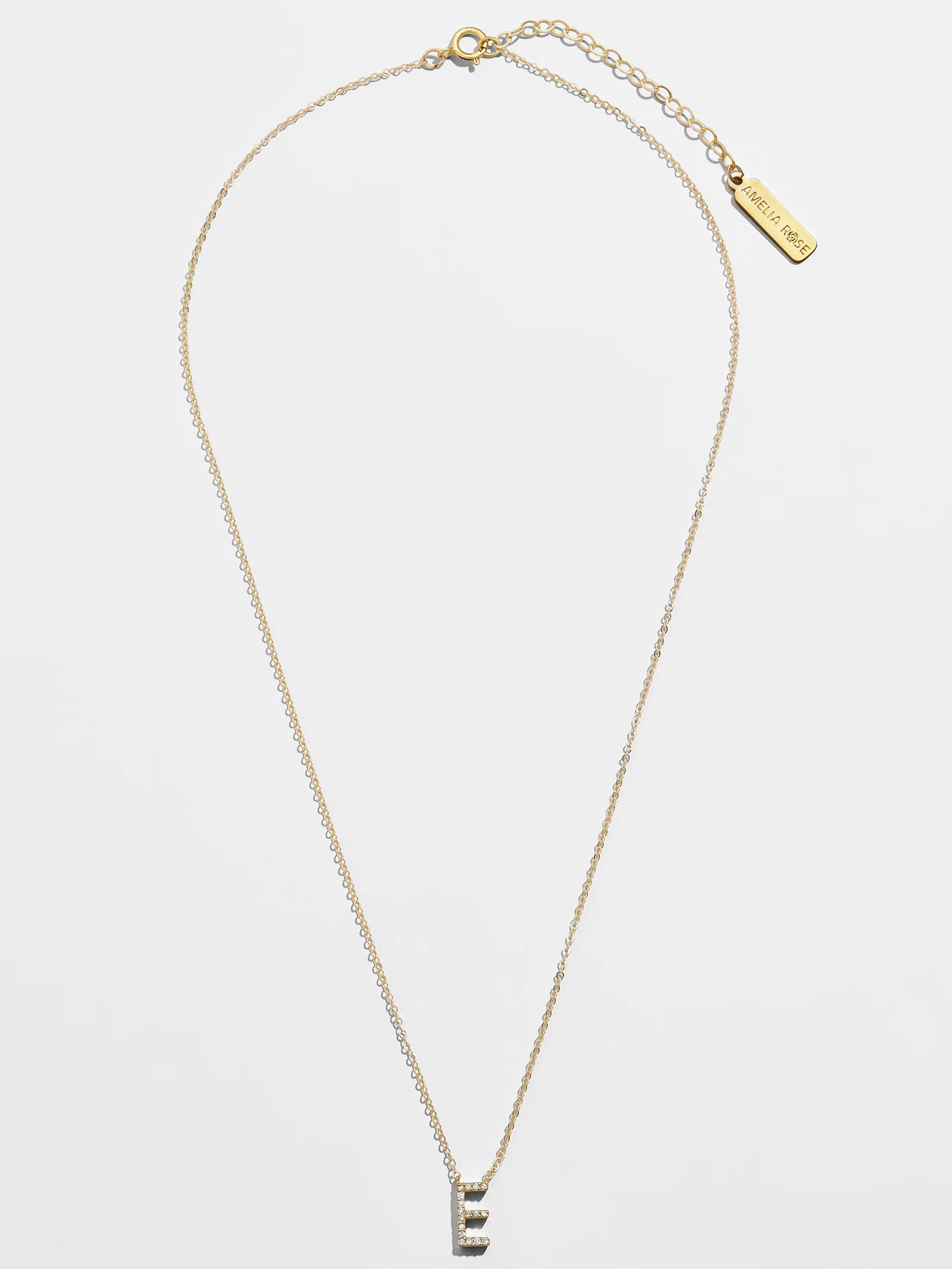 14K Gold Diamond Initial Necklace - Image 8
