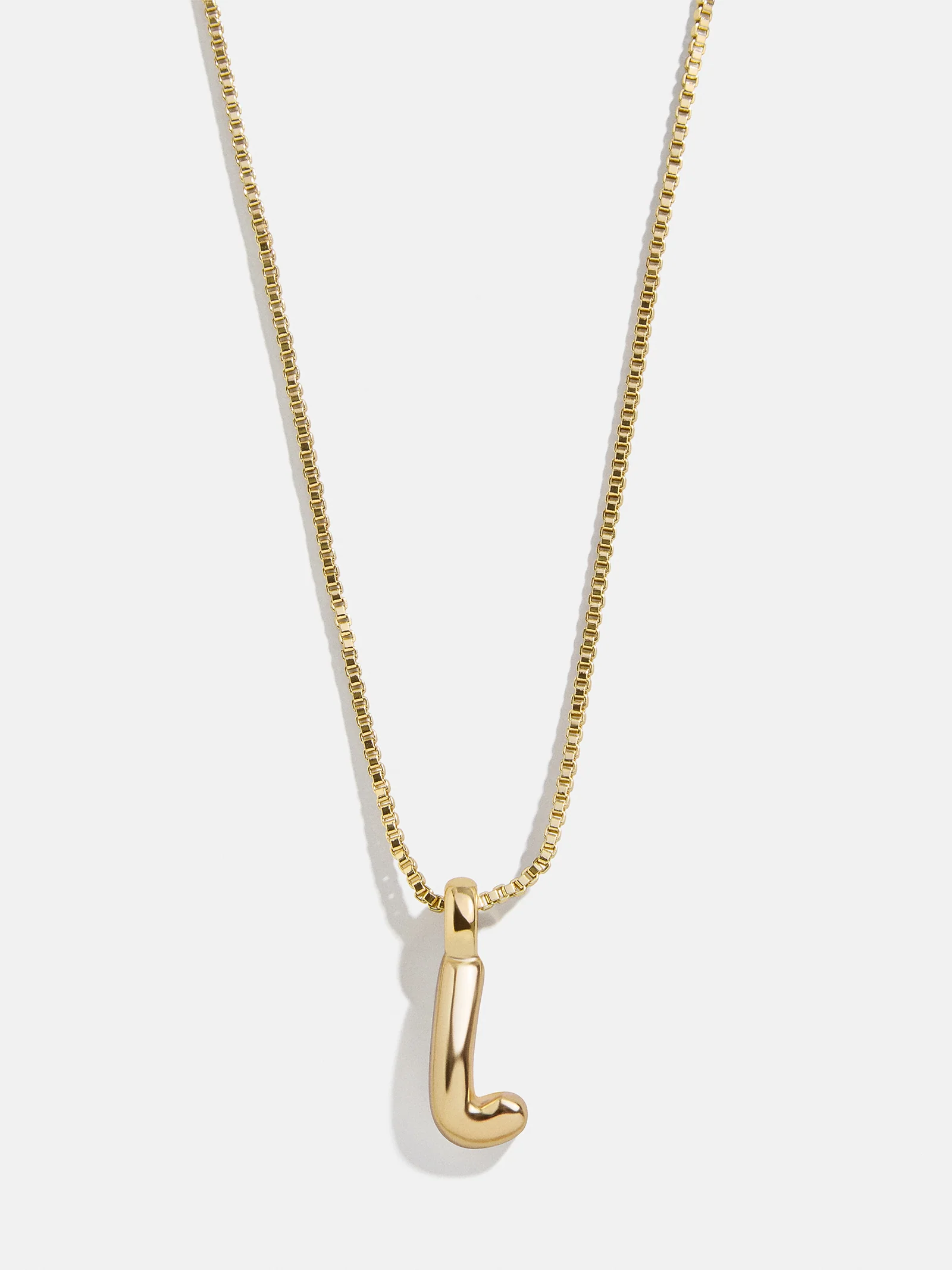Gwen Mini Bubble Initial Necklace - Gold - Image 15