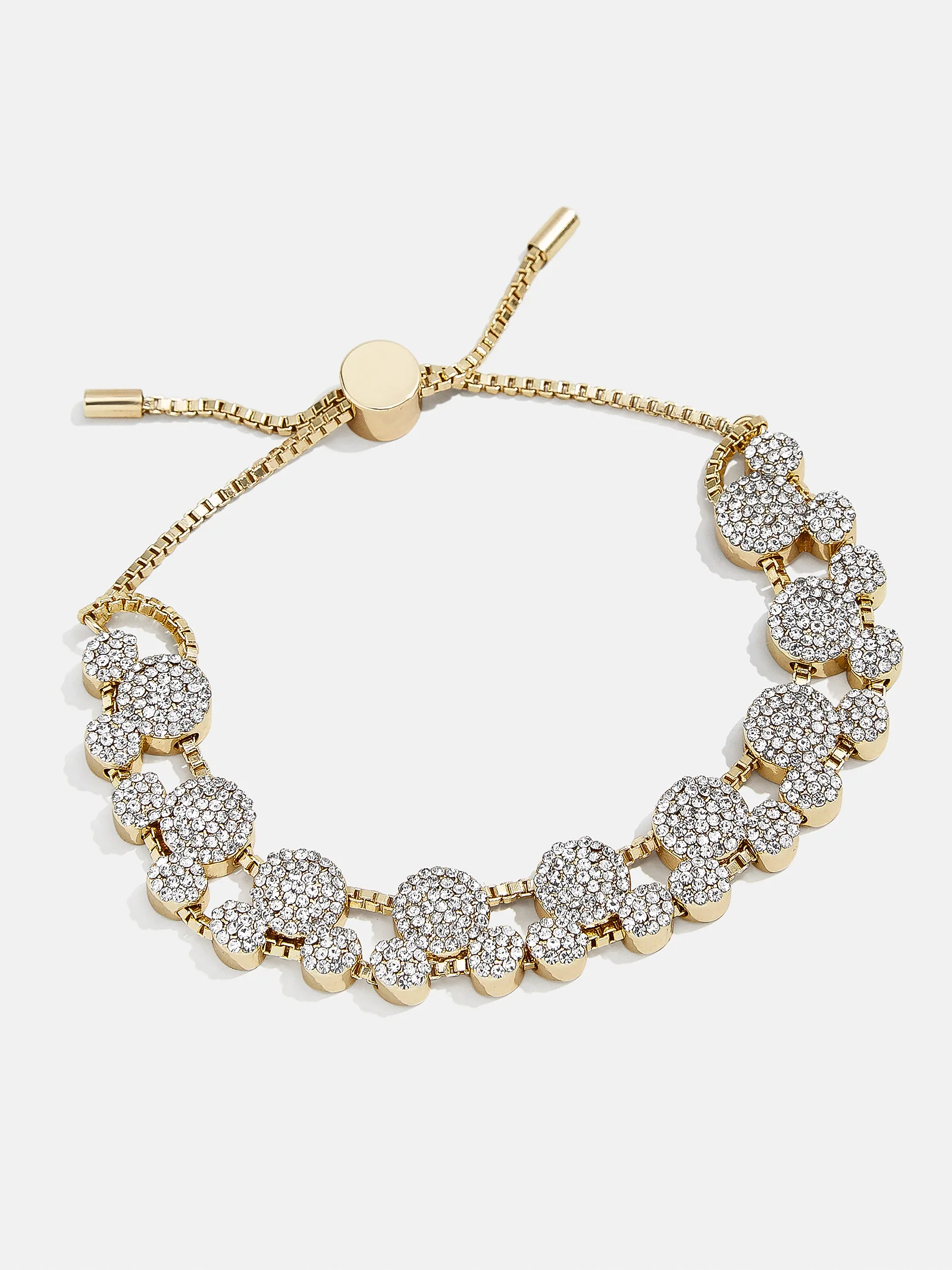 Disney Icon Slider Bracelet - Gold/Pavé - Image 12