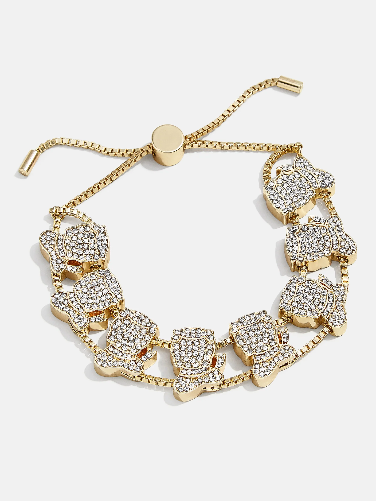 Disney Icon Slider Bracelet - Gold/Pavé - Image 5