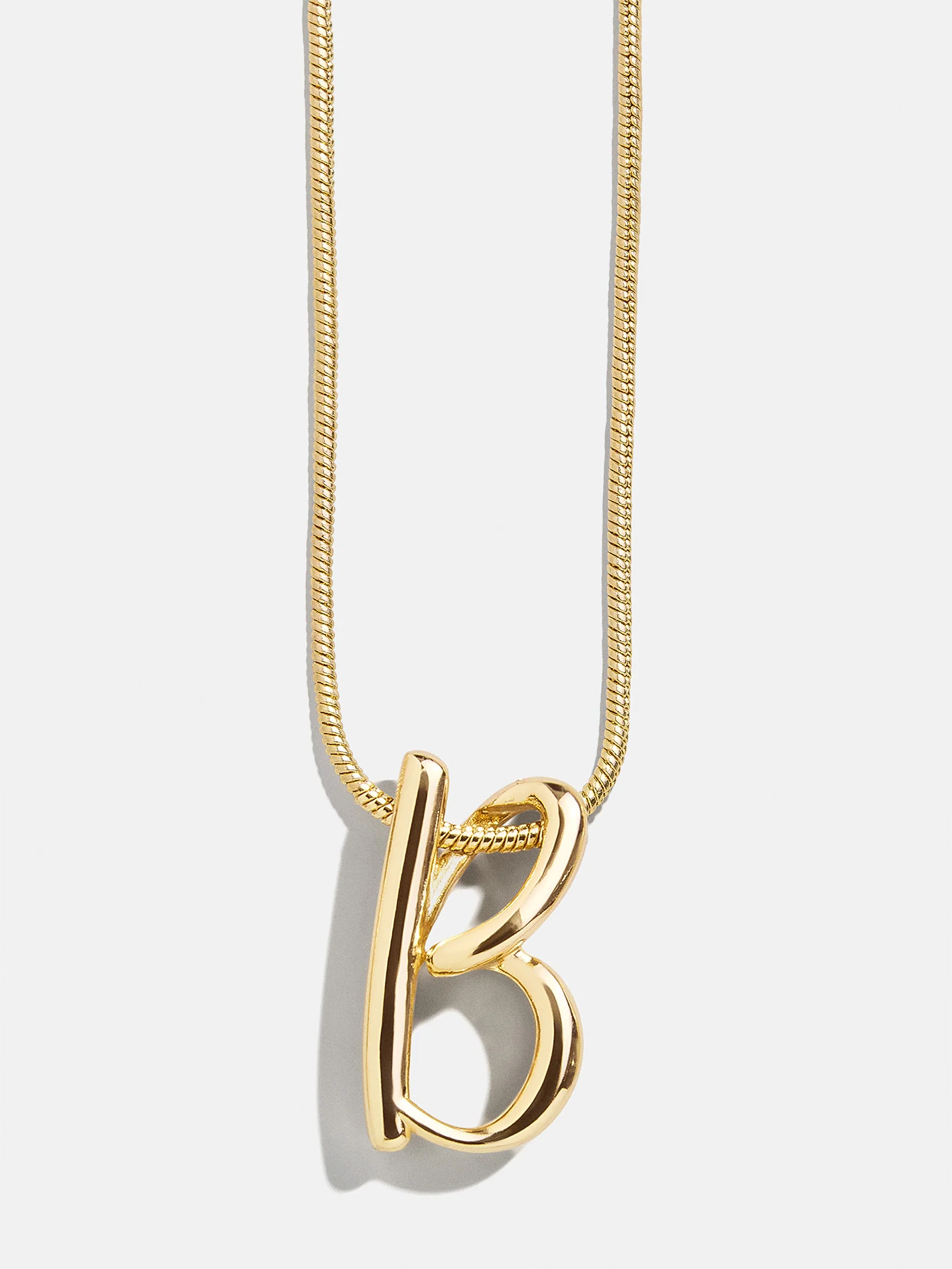 Classic Script Initial Necklace - Classic Script - Image 4