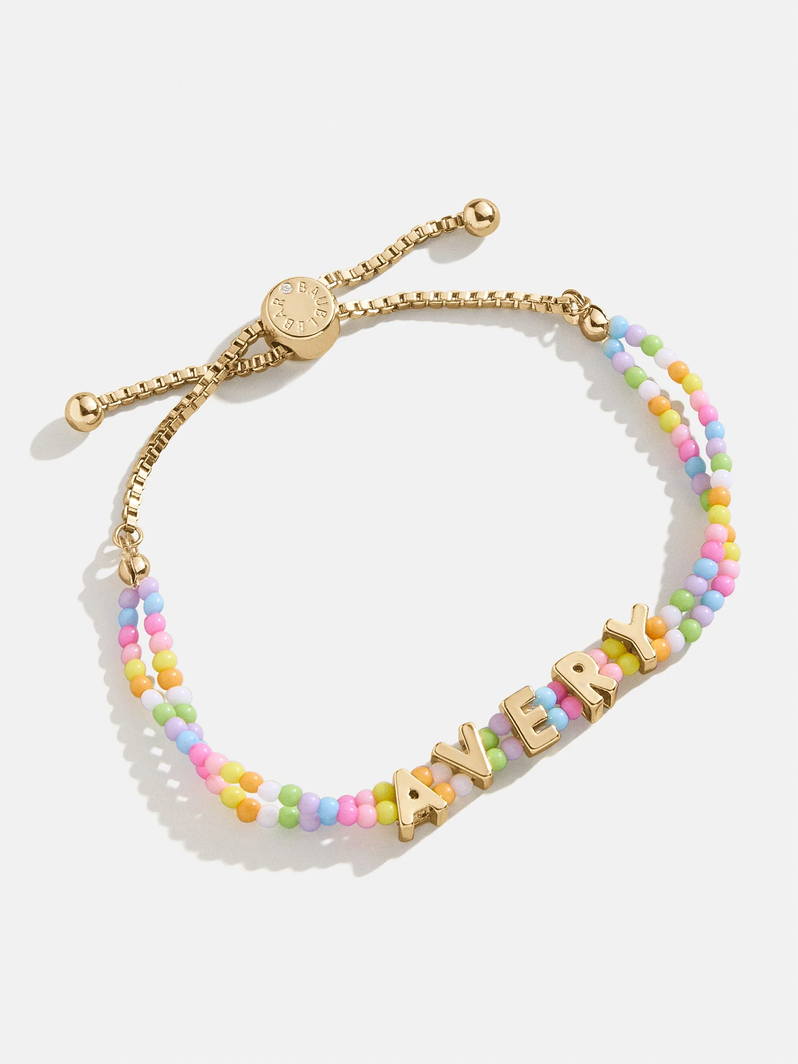 Bead Mine Kids’ Custom Name Bracelet - Light Multi - Image 3