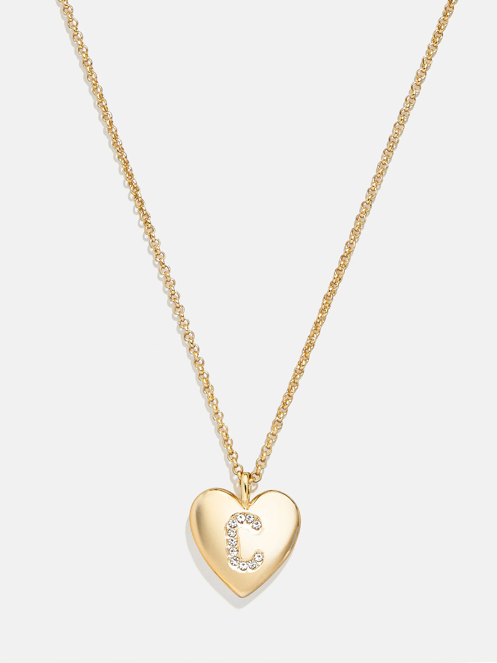 Little Love Kids' Initial Heart Necklace - Gold - Image 6
