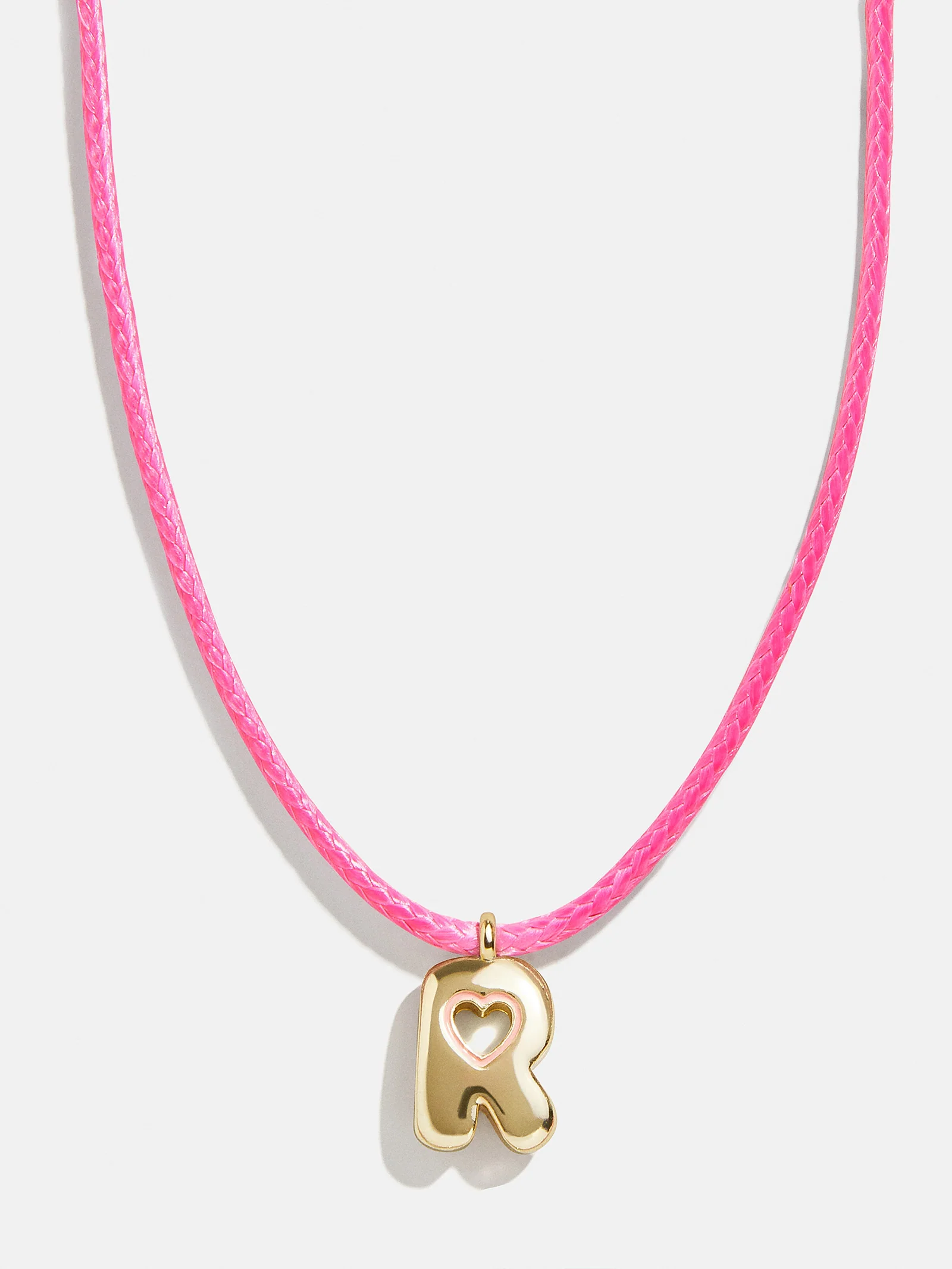 Pretty in Pink Kids Initial Necklace - Light Pink - Image 15