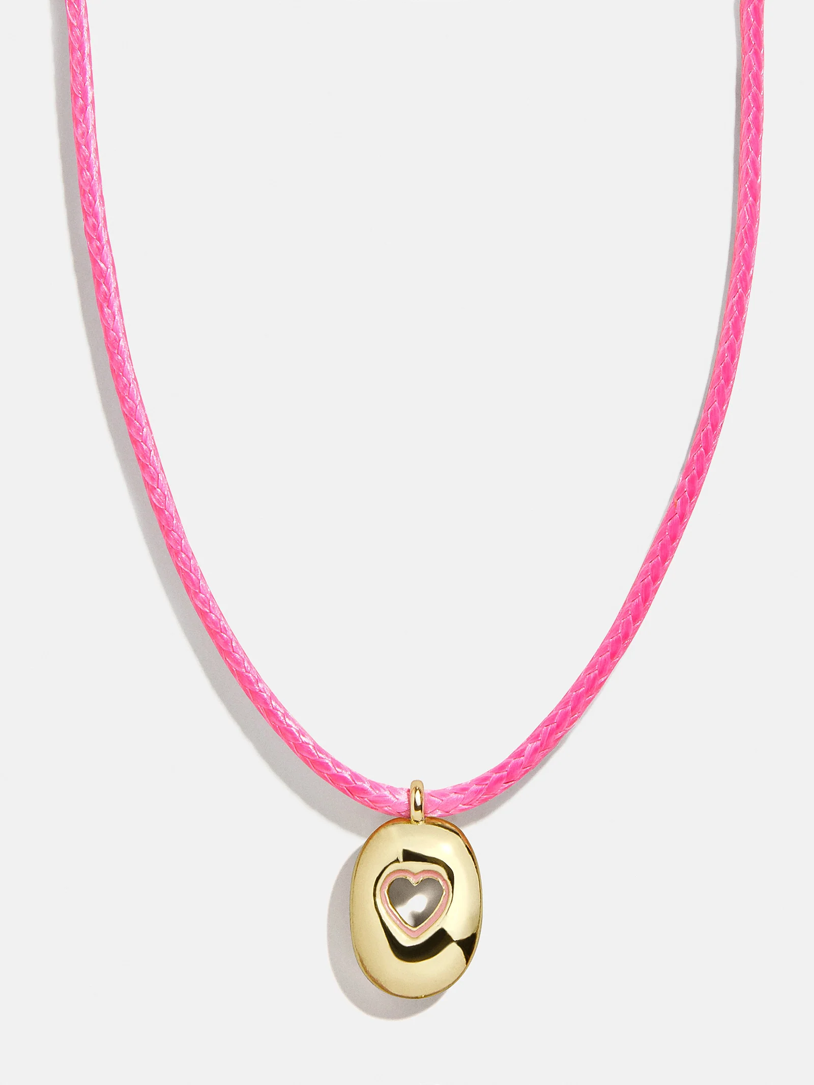 Pretty in Pink Kids Initial Necklace - Light Pink - Image 18