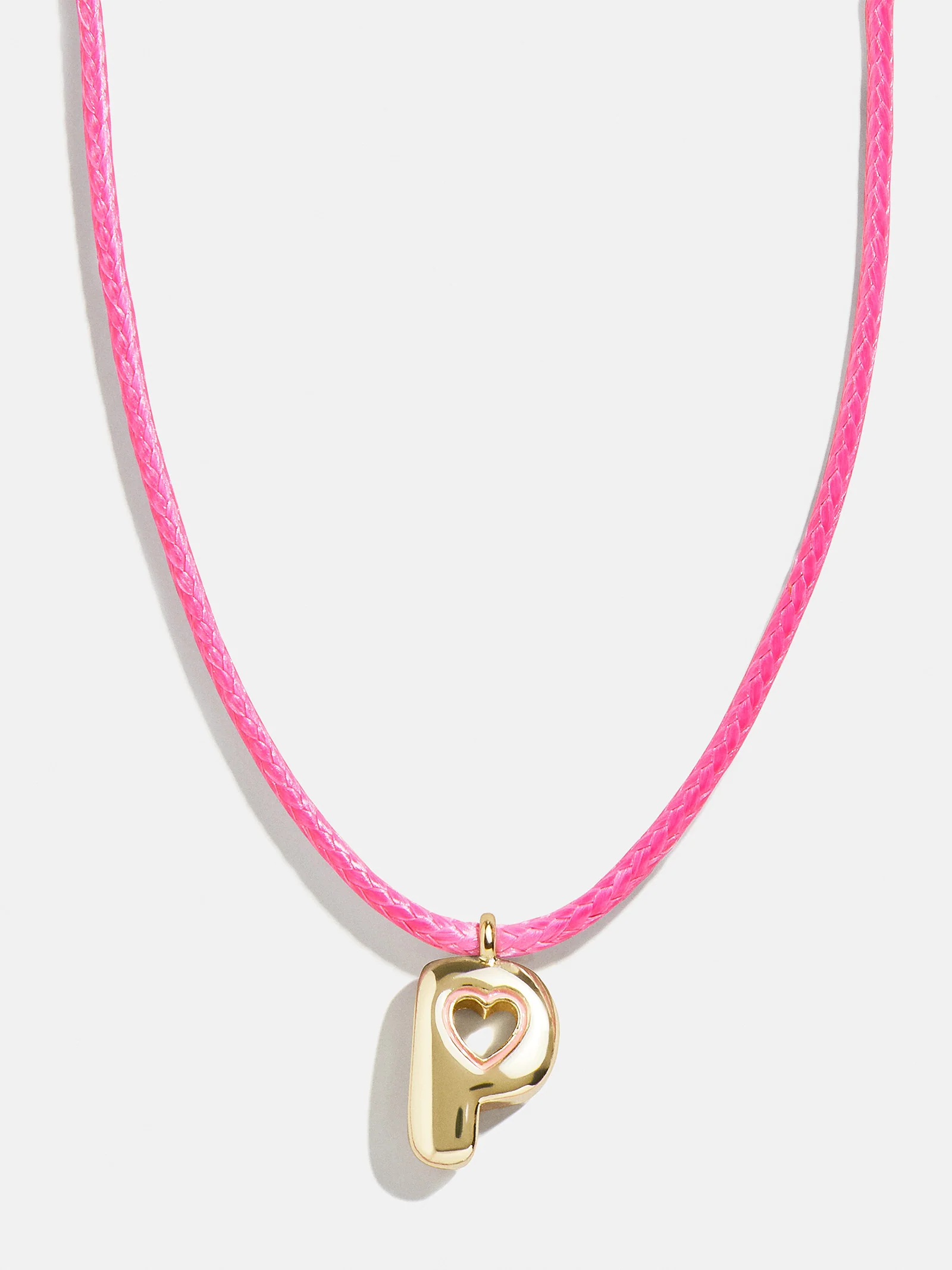 Pretty in Pink Kids Initial Necklace - Light Pink - Image 19