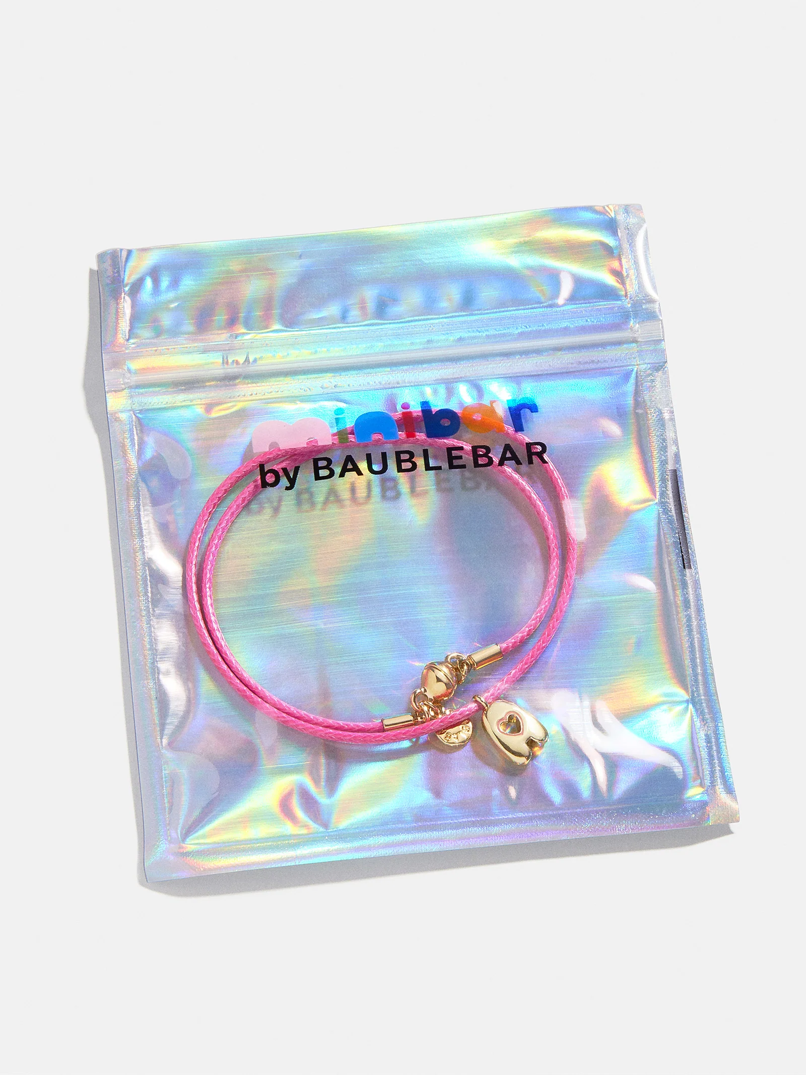 Pretty in Pink Kids Initial Necklace - Light Pink - Image 26