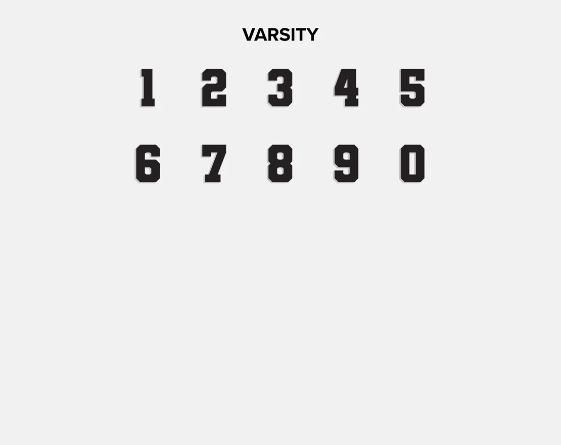 Knotty Varsity Number Custom Bracelet - Navy Double Digit - Image 9