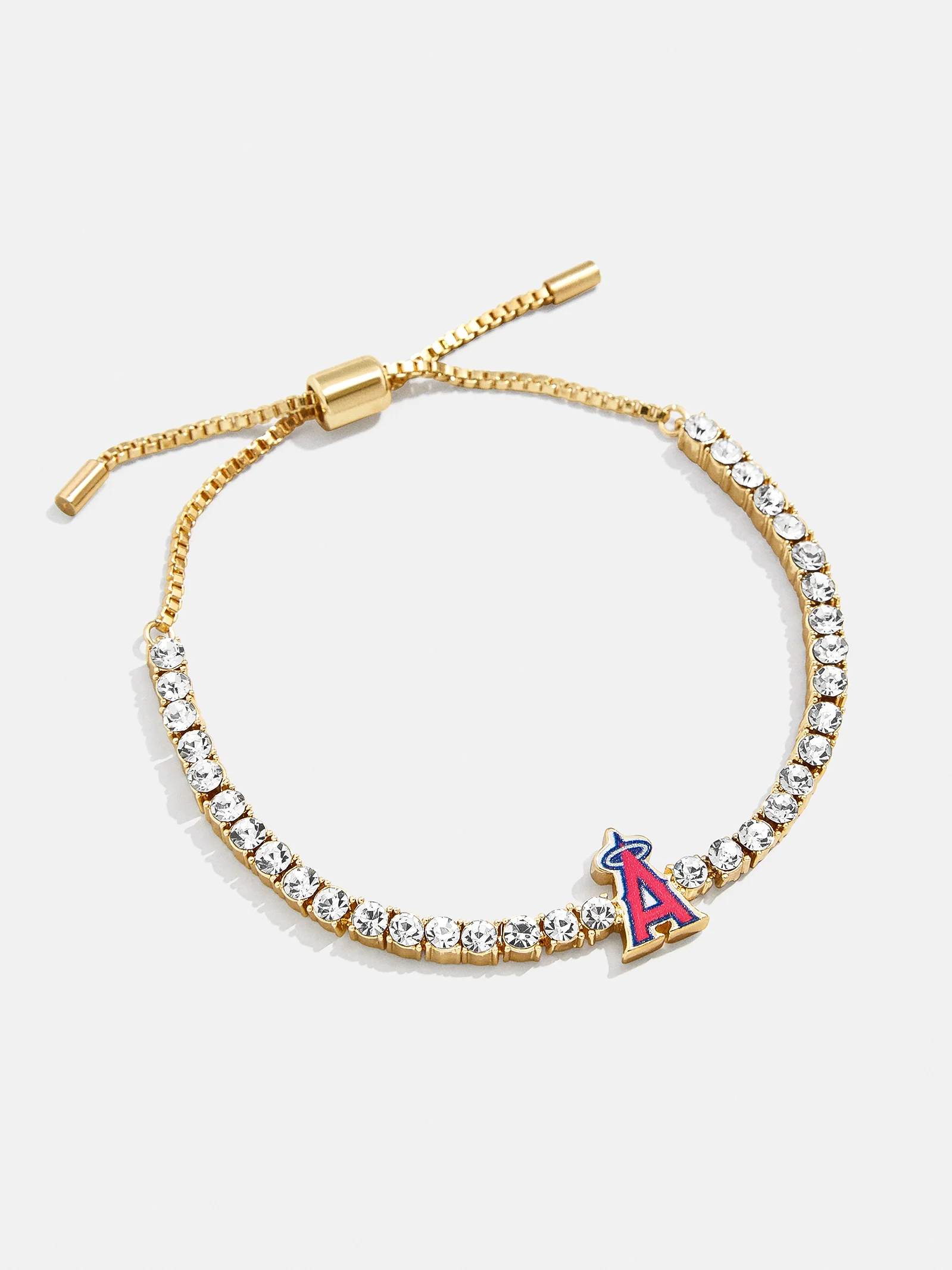 MLB Gold Tennis Bracelet - Los Angeles Angels - Image 3