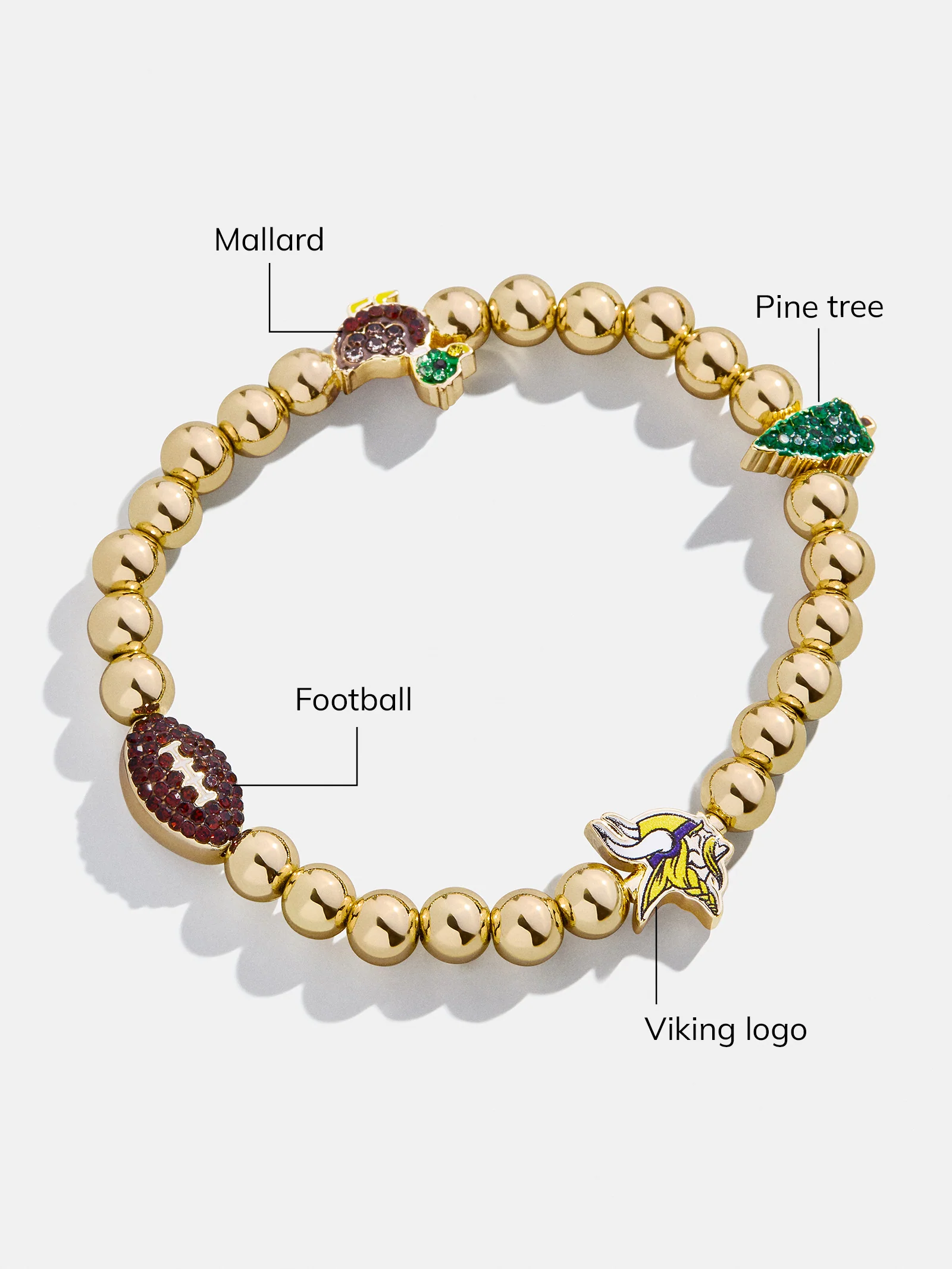 NFL Pisa Charm Bracelet - Minnesota Vikings - Image 3