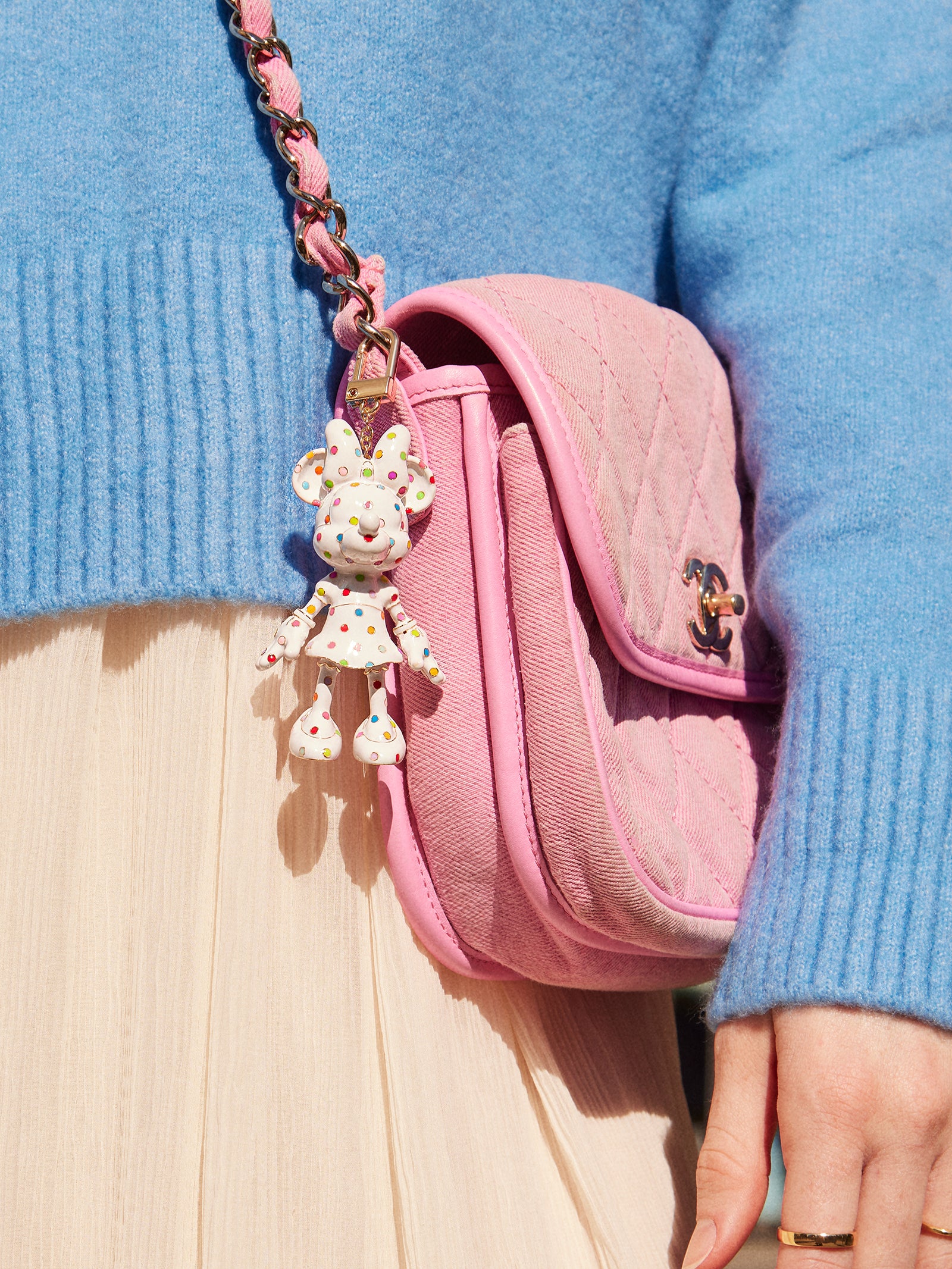 Minnie Mouse Disney Bag Charm Set - Pink - Image 4