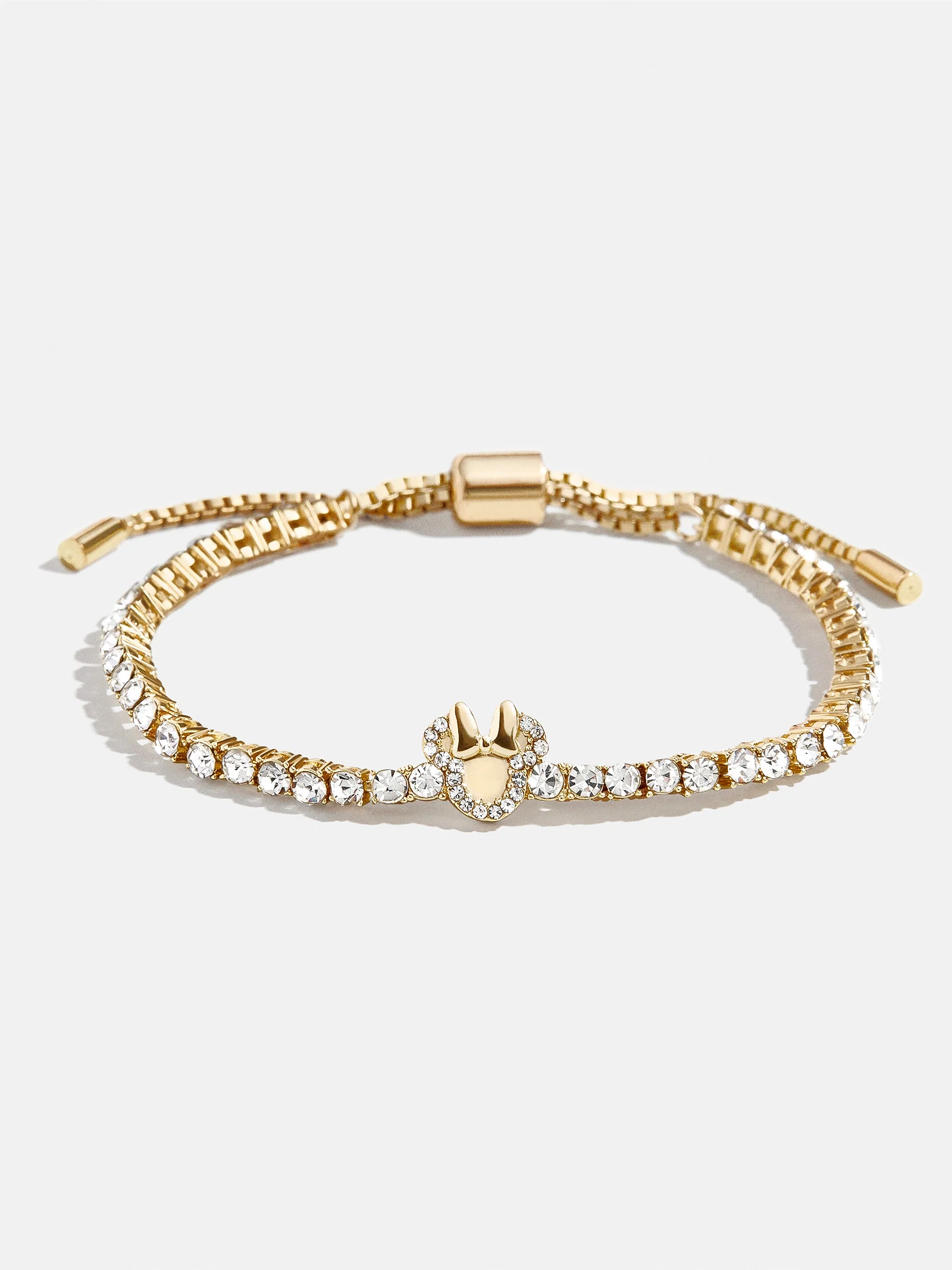 Minnie Mouse Disney Tennis Bracelet - Gold/Pavé - Image 4