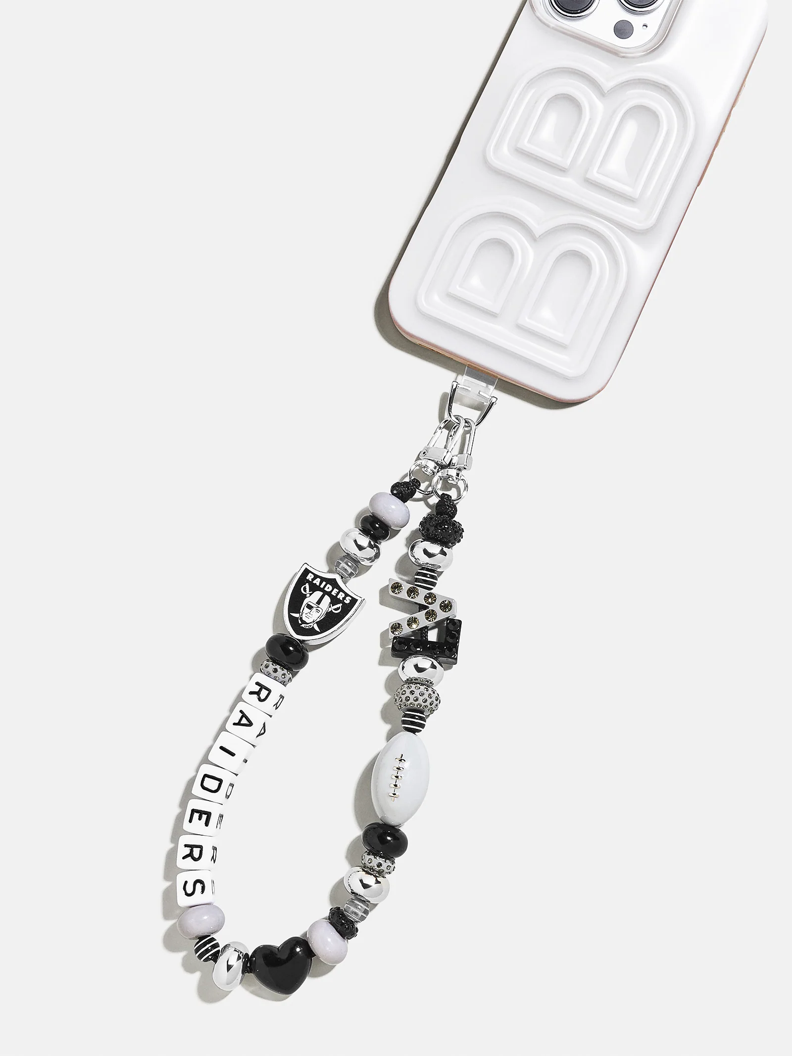 NFL Beaded Phone Charm - Las Vegas Raiders - Image 3
