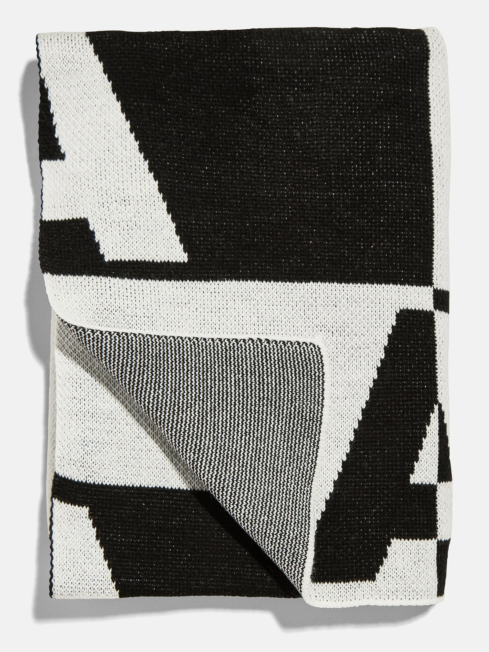 Opposites Attract Custom Blanket - Gray/Black - Image 4
