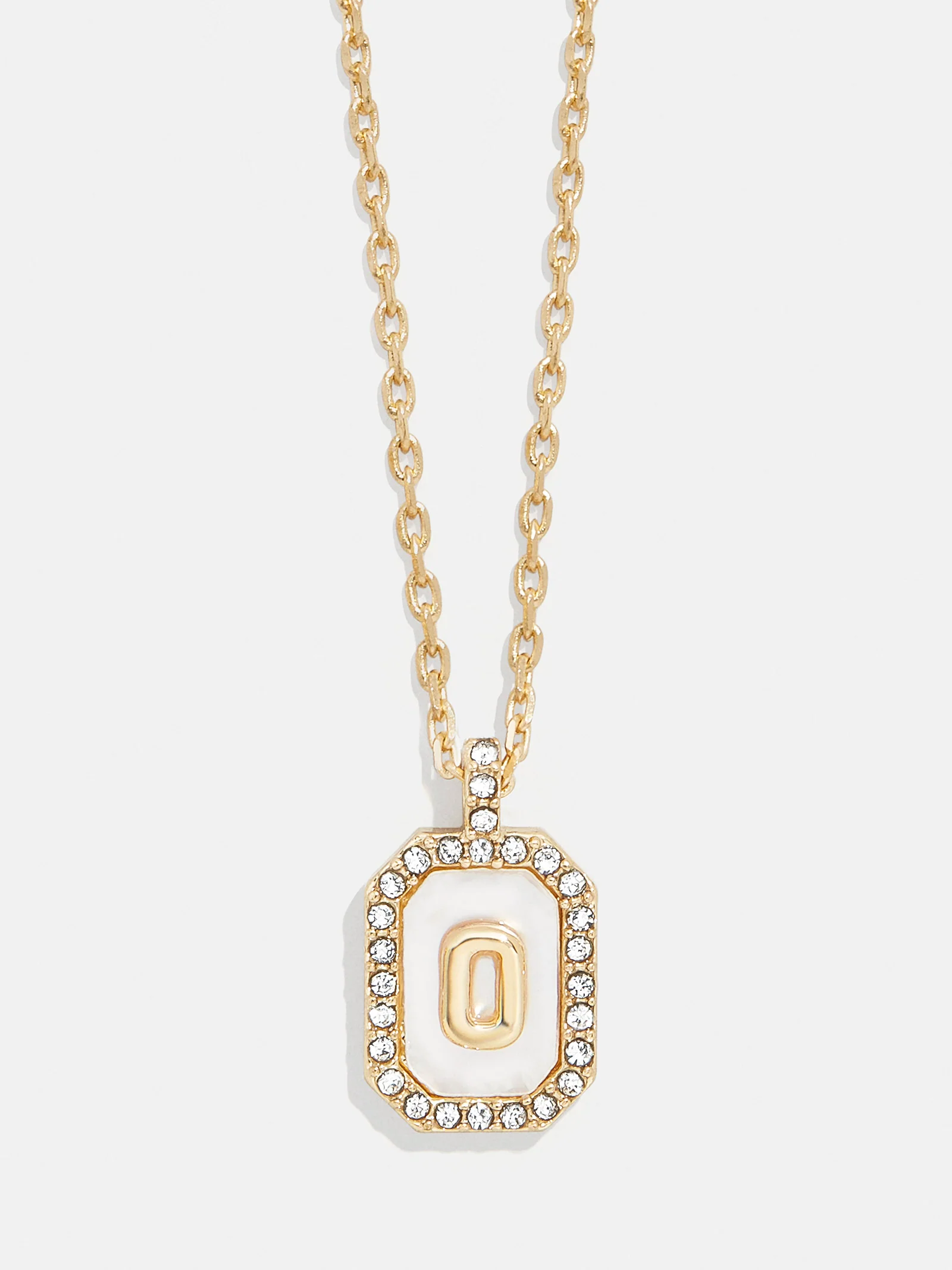 Gold & Mother of Pearl Initial Necklace - Mother Of Pearl - Image 17