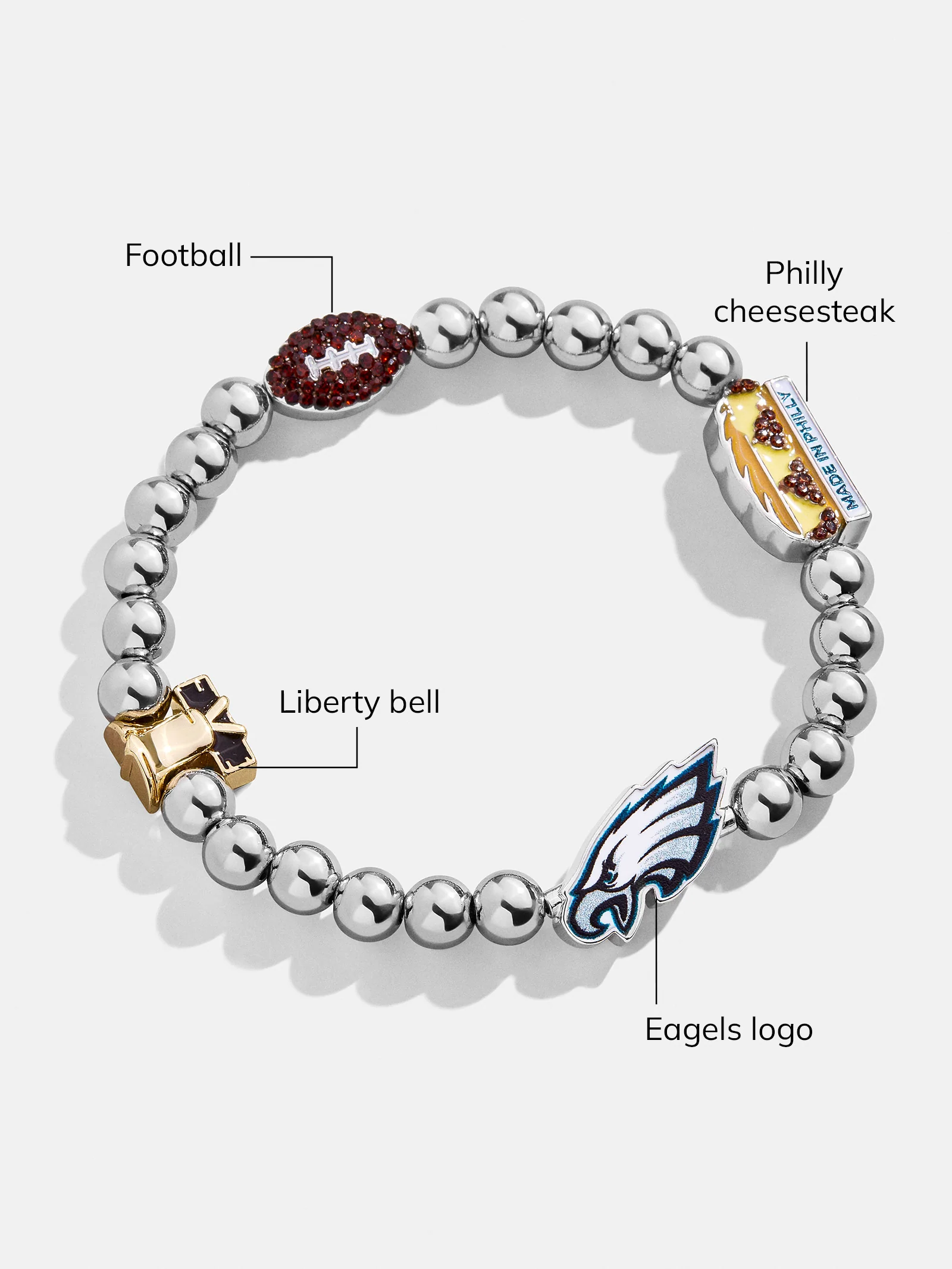 NFL Pisa Charm Bracelet - Philadelphia Eagles - Image 3